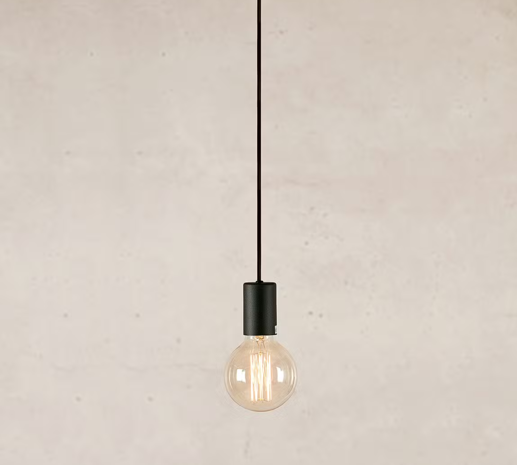 Pendant lamp 1-light iron black