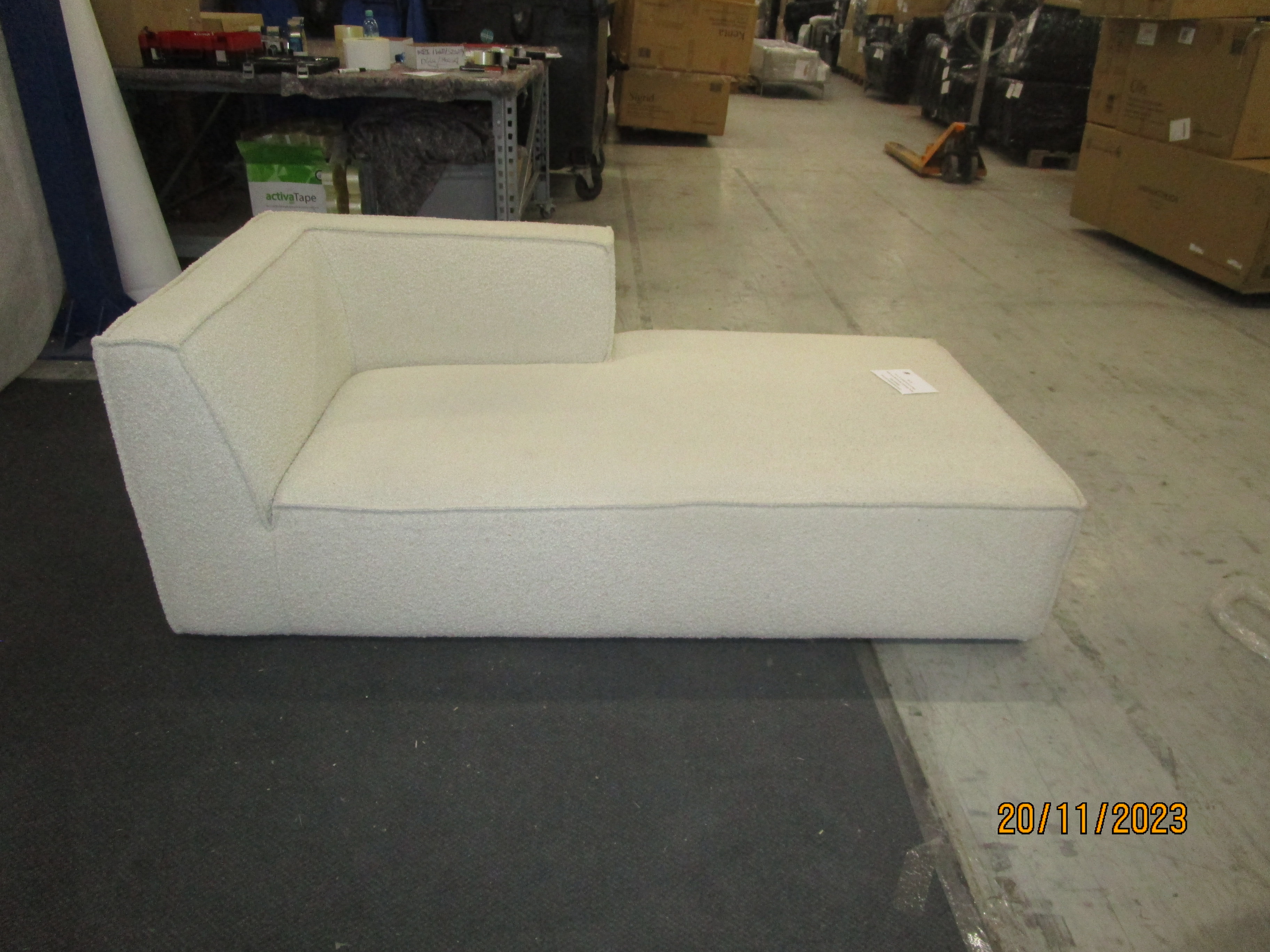 Dane 1-Sitzer Récamiere Rechts Maya Cream