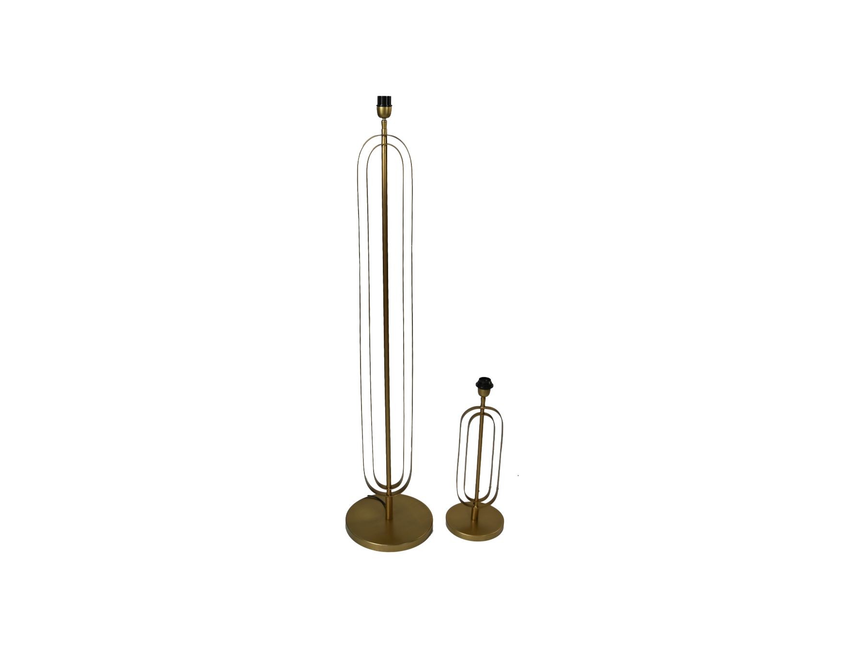 Tischlampe Metall Gold