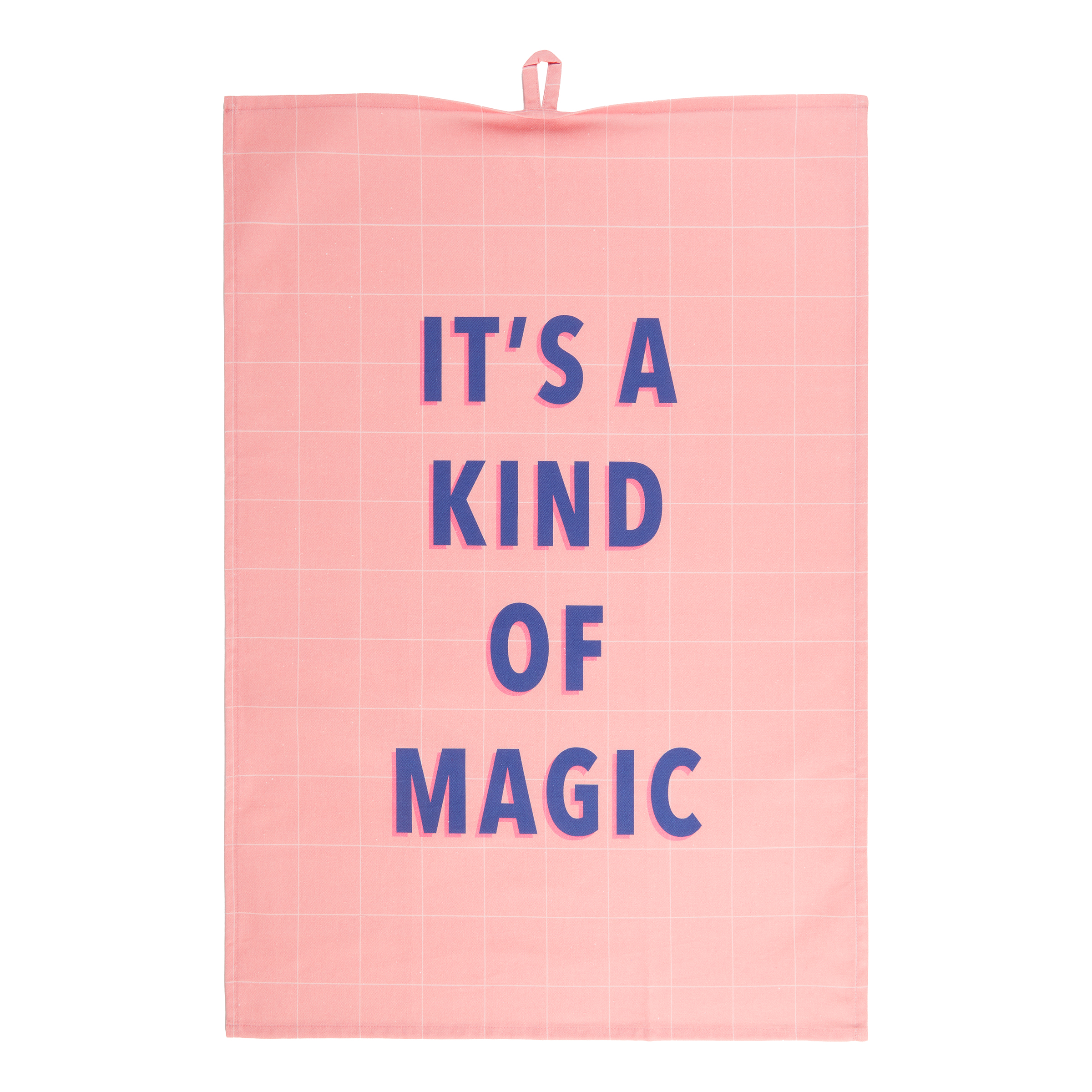 Kitchen Tales Kitchen Towel Saying Cotton Blue