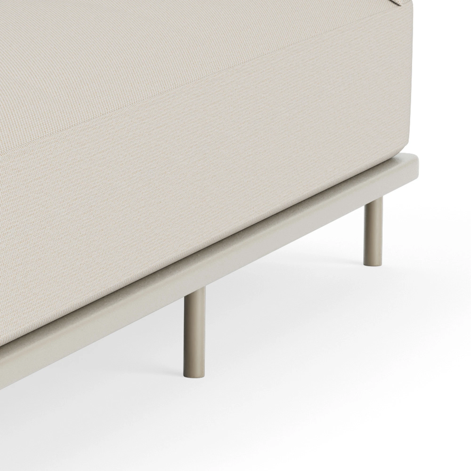 Vincent Outdoor Chaiselongue Modul Links Sandshell