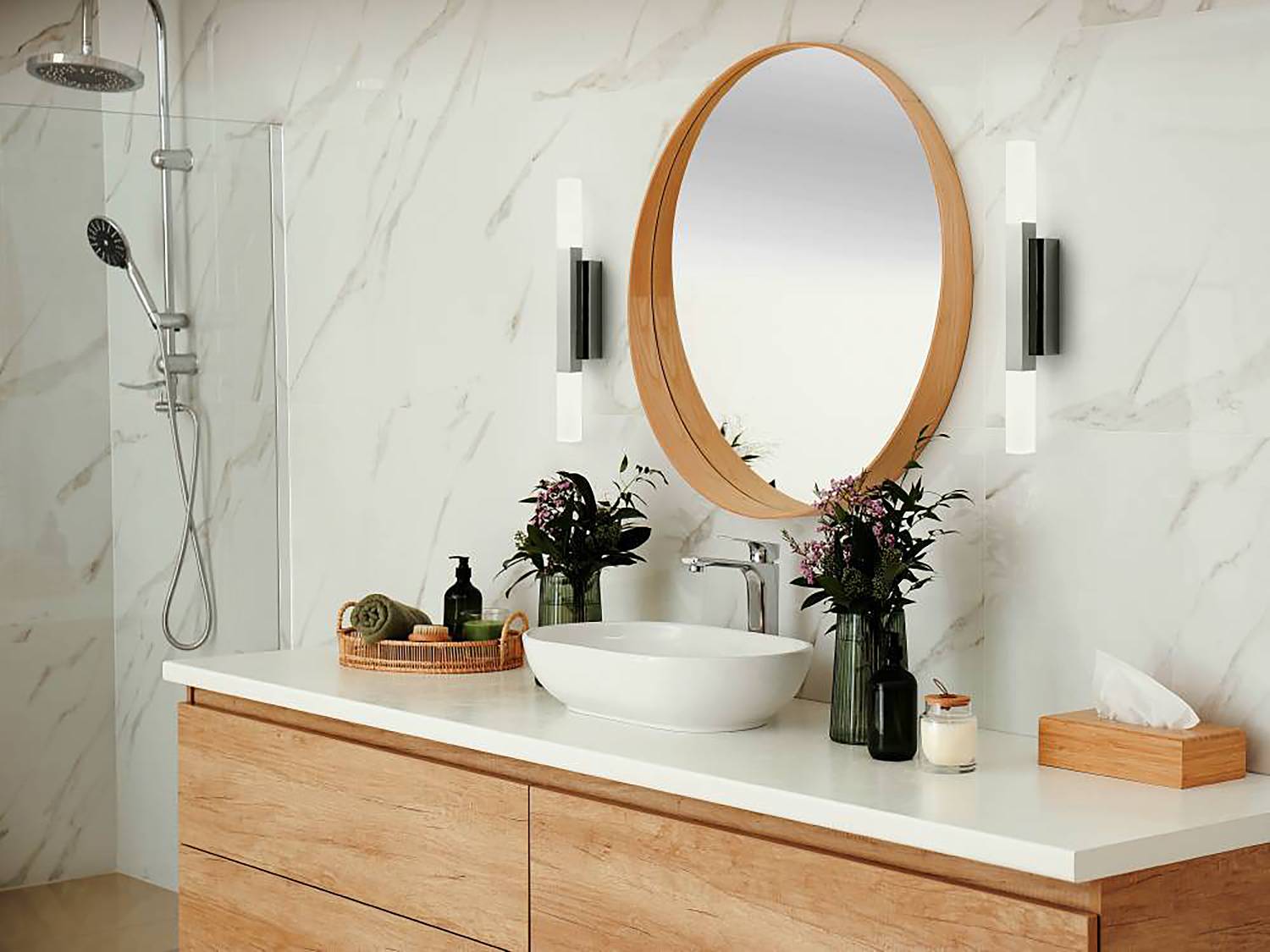 Alcudia Wall Lamp Steel Polycarbonate 2-light