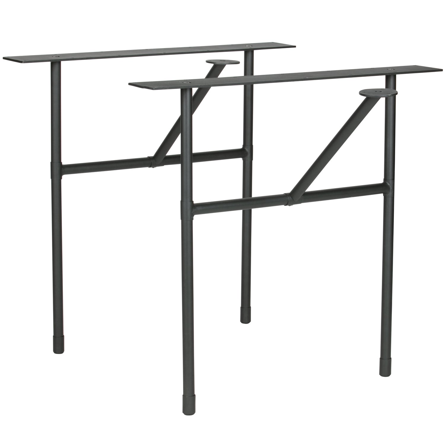 2x TABLO H-Bein Metall