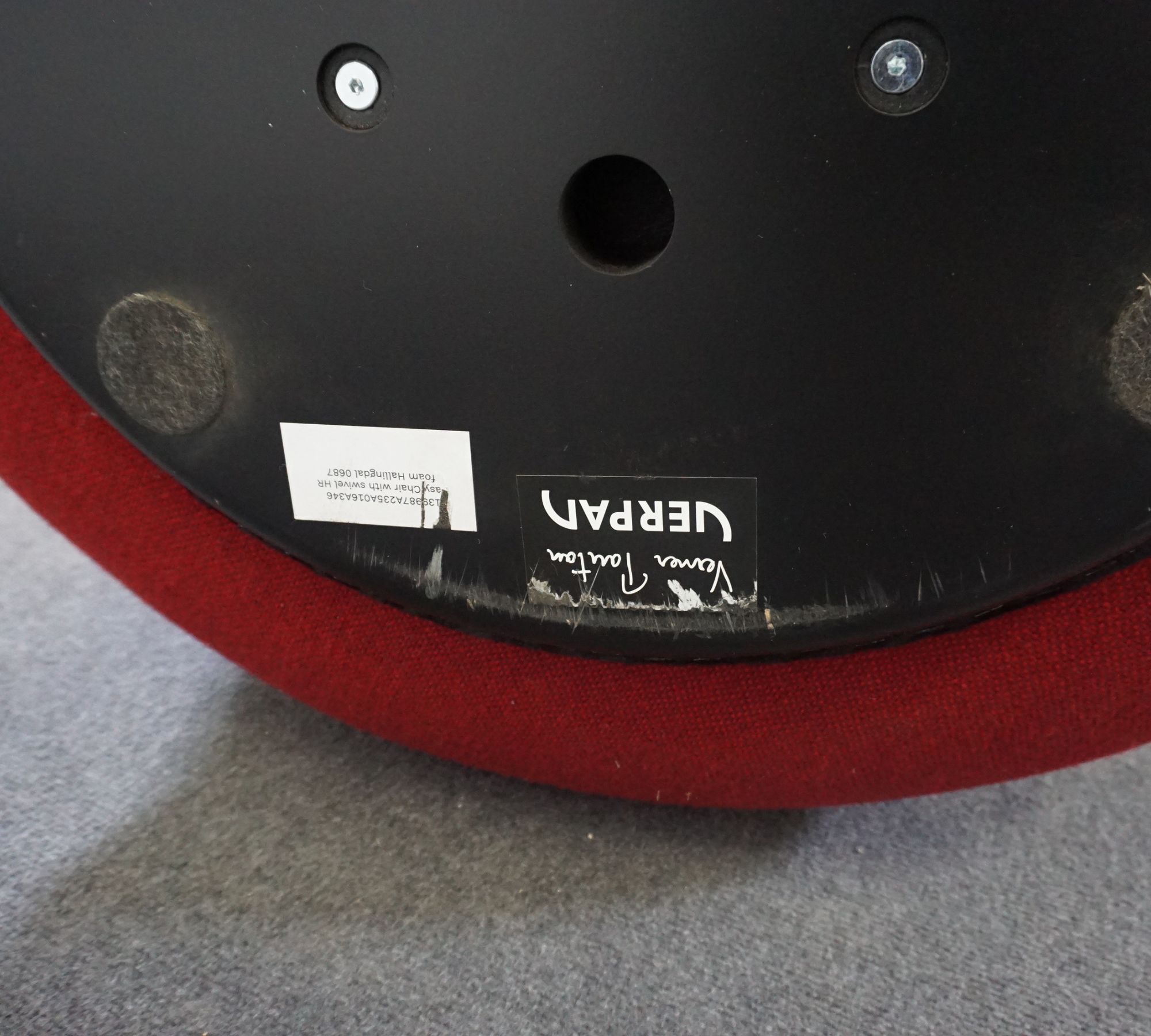 Easy Chair Loungesessel Verner Panton Drehbar Rot