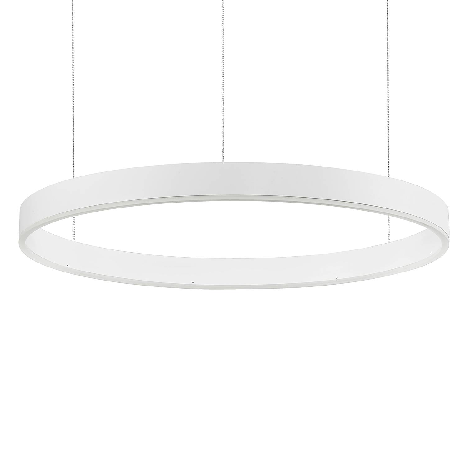 Pendant lamp Motif Type A Aluminium White Diameter: 80 cm