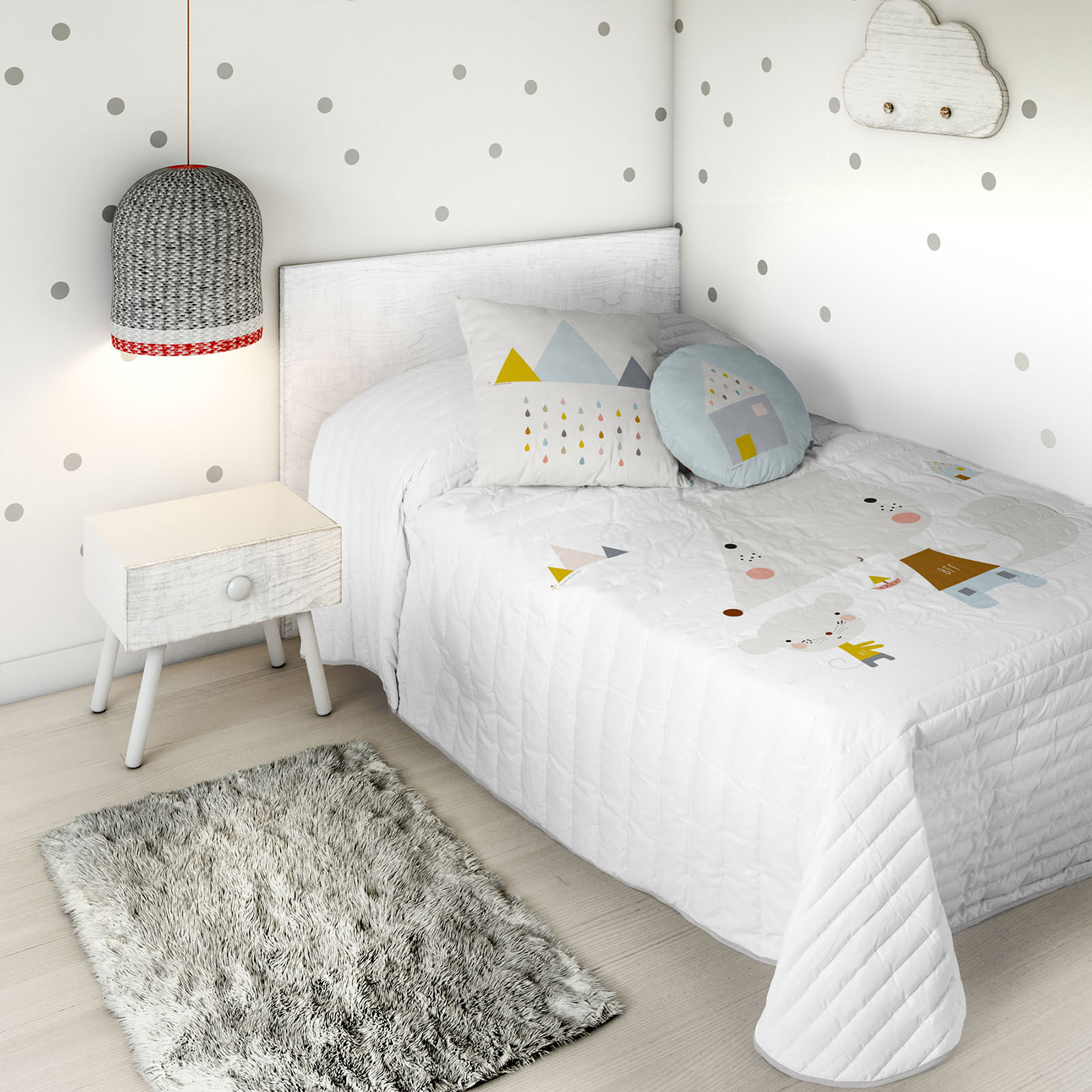 Boutique Steppdecke  Bettbreite 90cm 100% Baumwolle