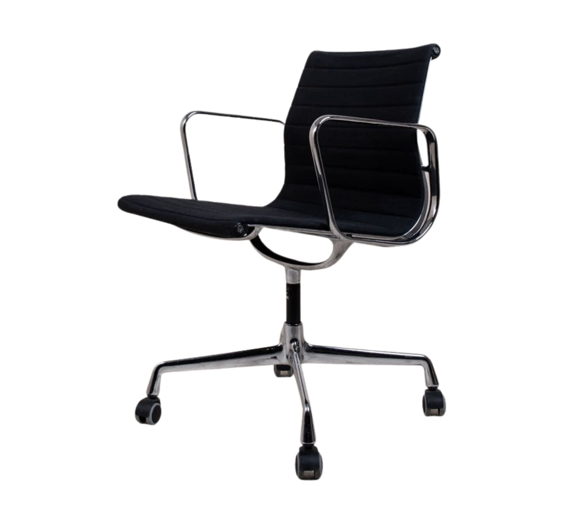 Eames EA 108 Aluminium Chair Drehbar Schwarz