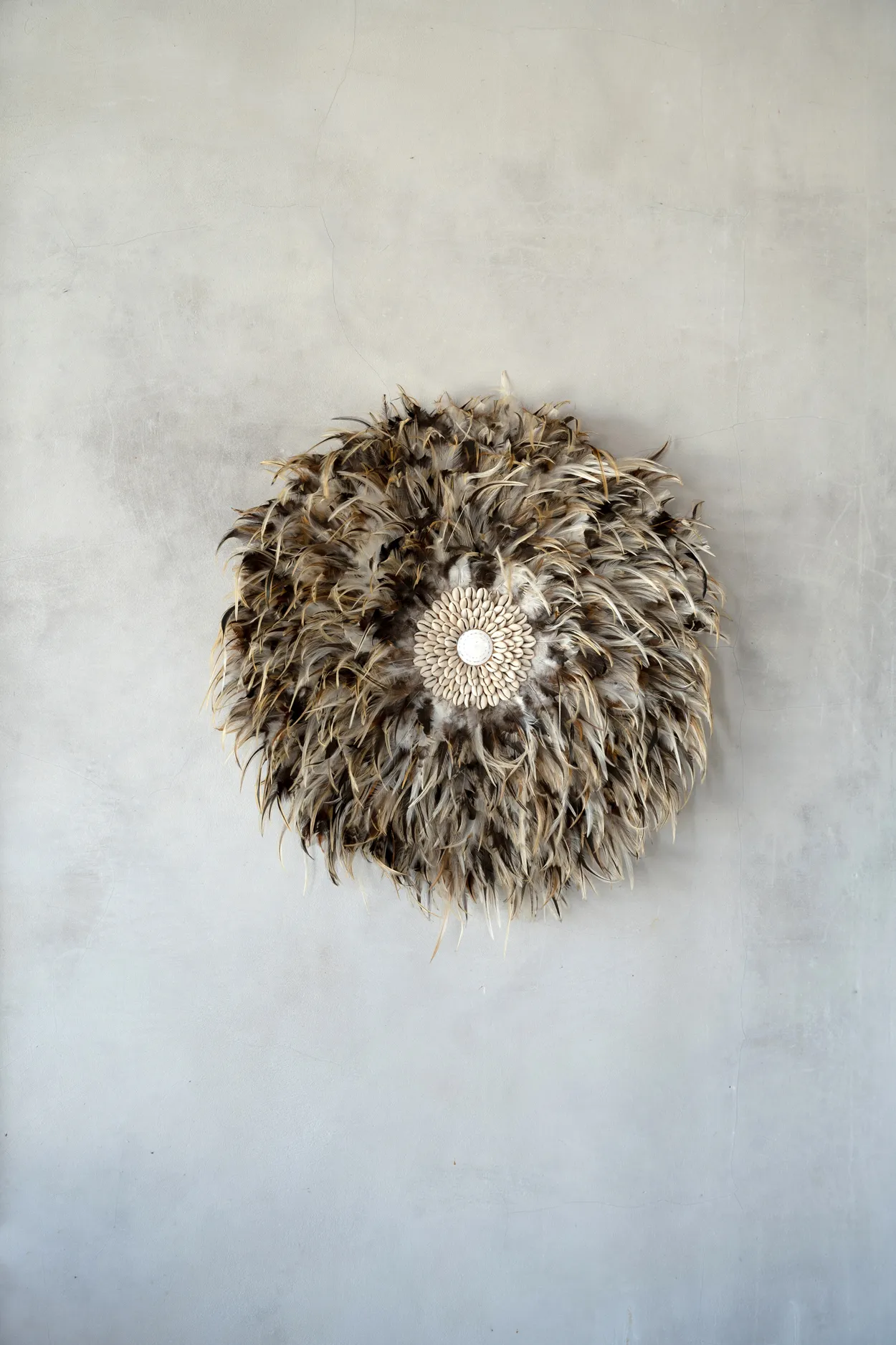 Coastal Juju Wanddeko Grau Braun