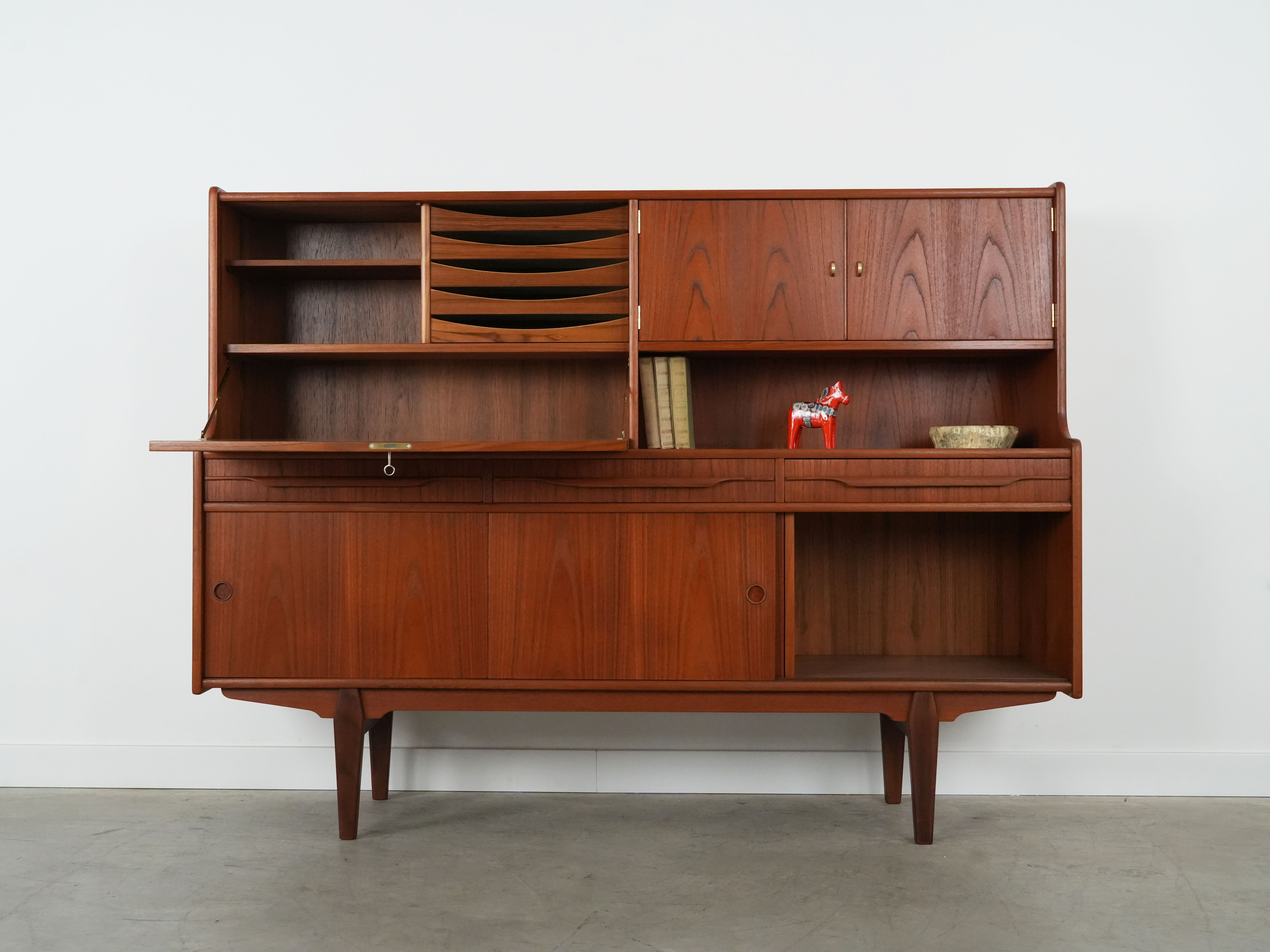 Highboard Teakholz 1960er Jahre