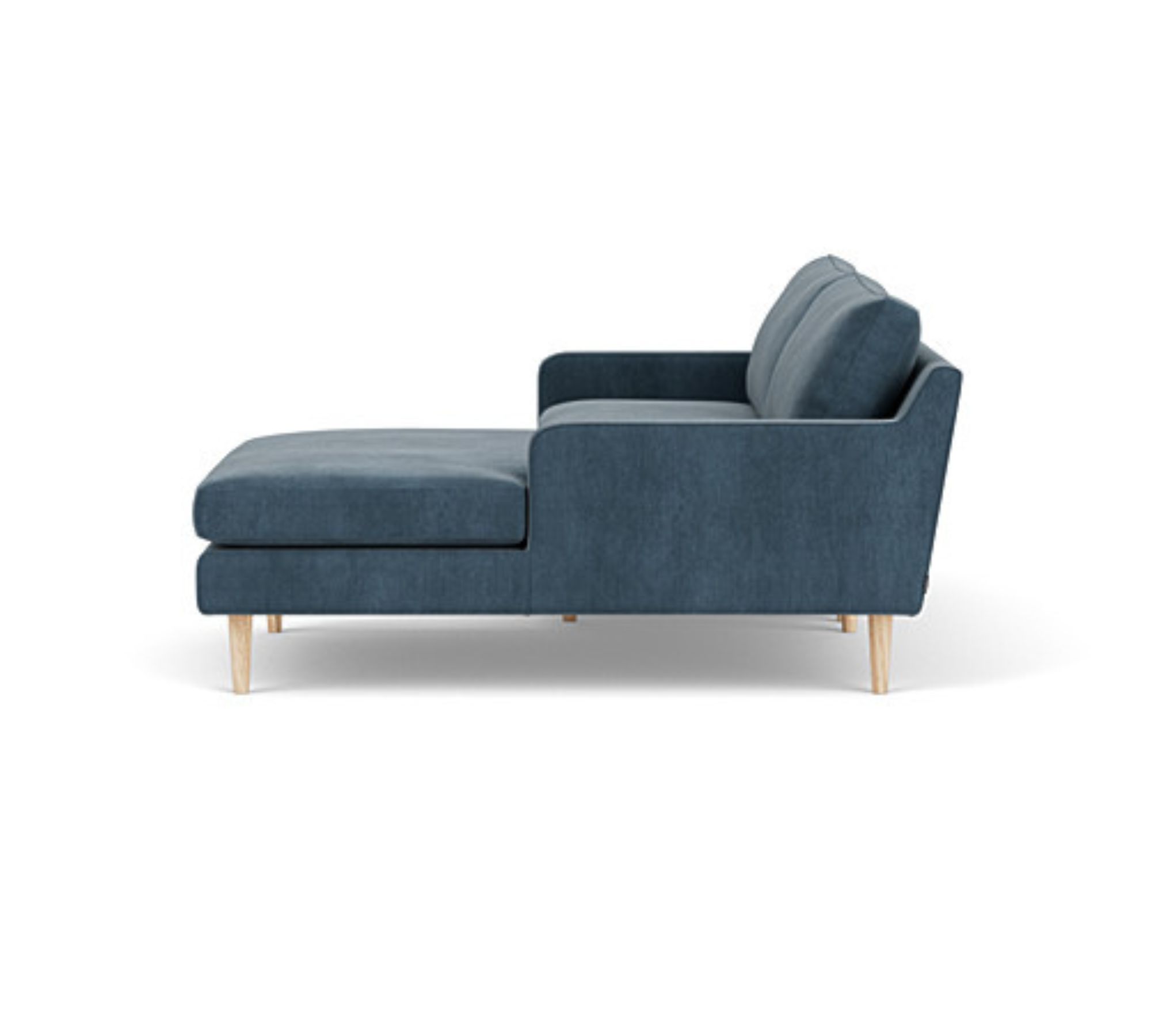 Astha Sofa 2-Sitzer Récamiere Rechts Sorento Steel Blue