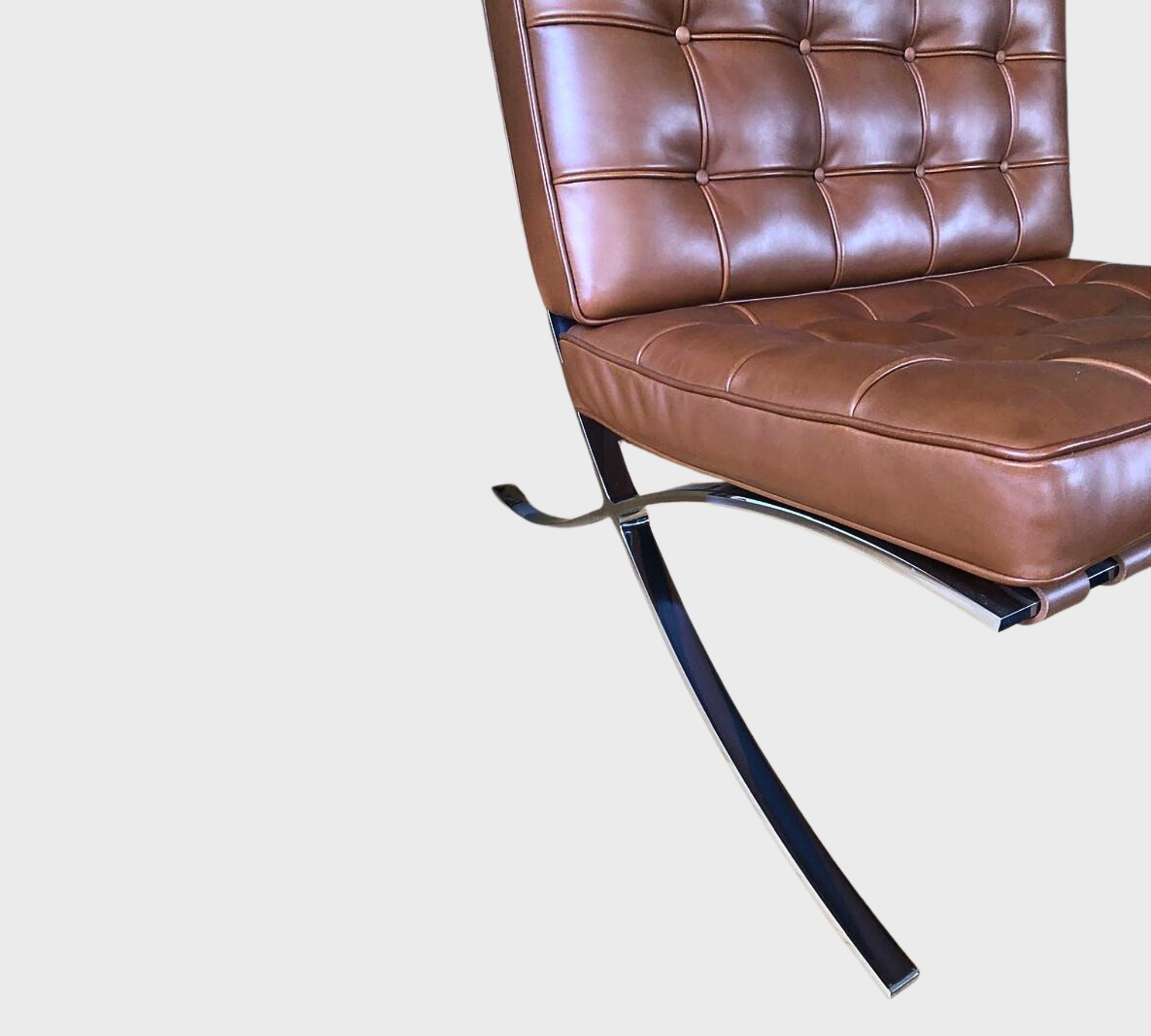 Barcelona Sessel Mies van der Rohe Leder Braun