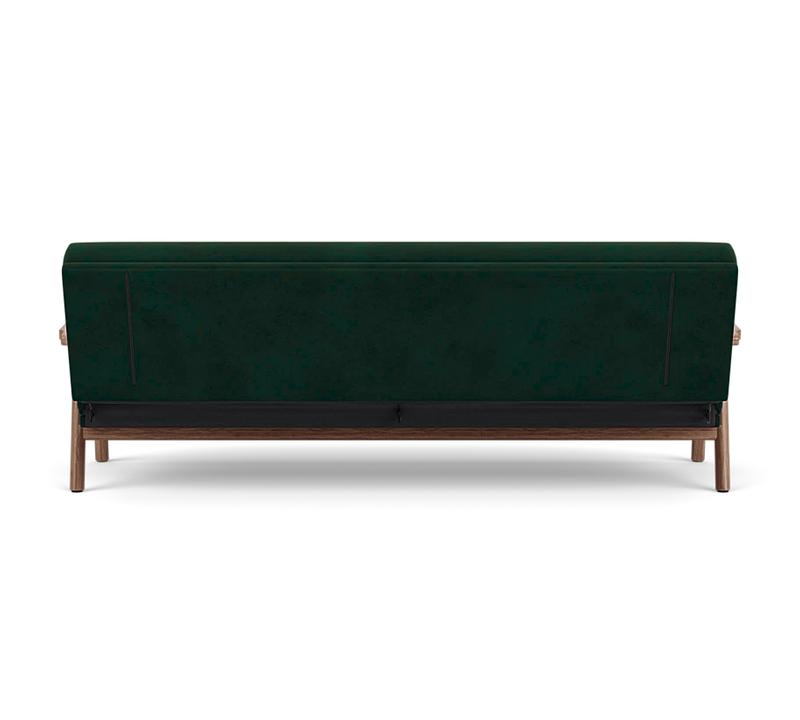 Archie Schlafsofa Velour Lux Dark Green