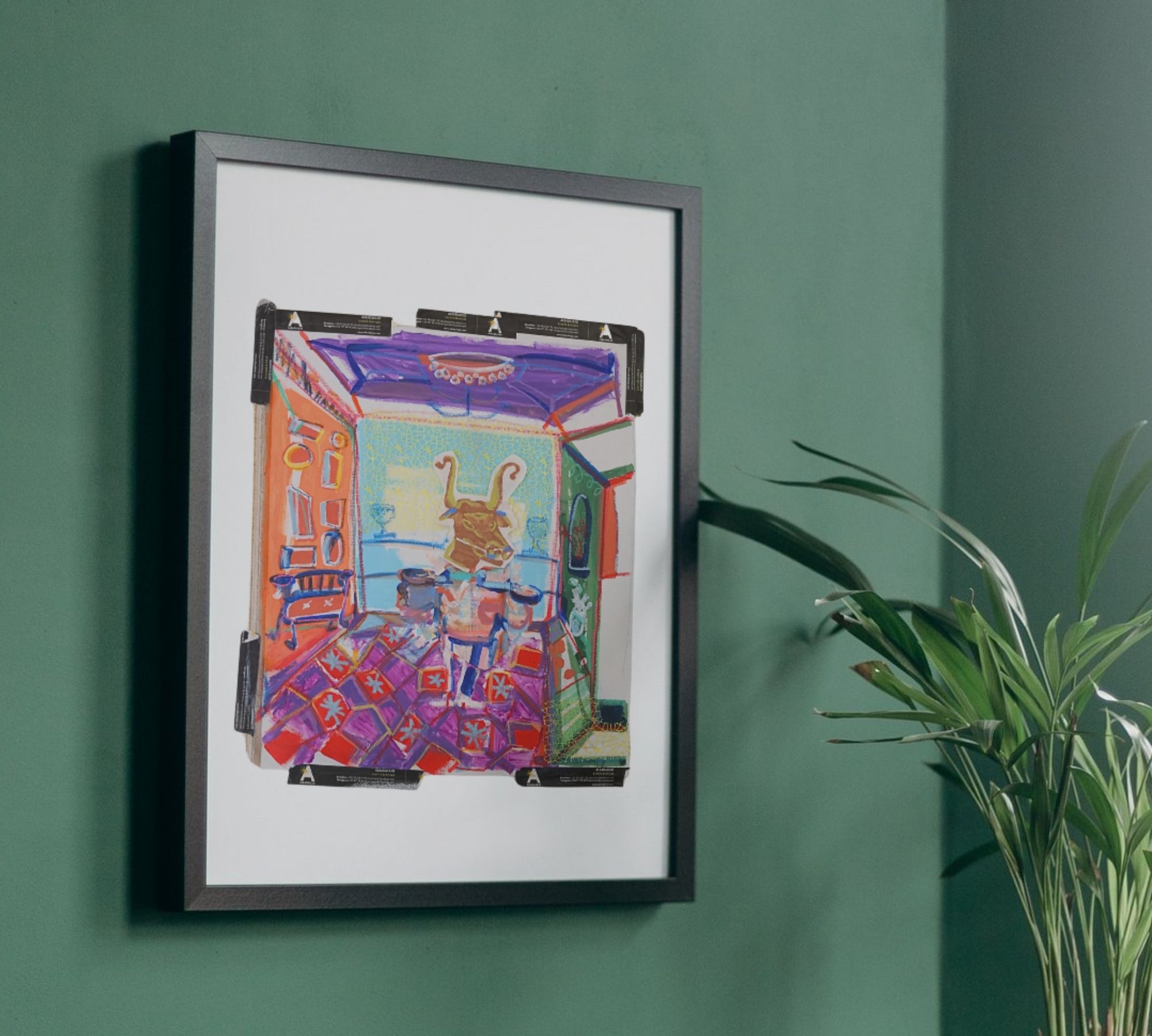 La Sala de Heka Art Print Multicolored
