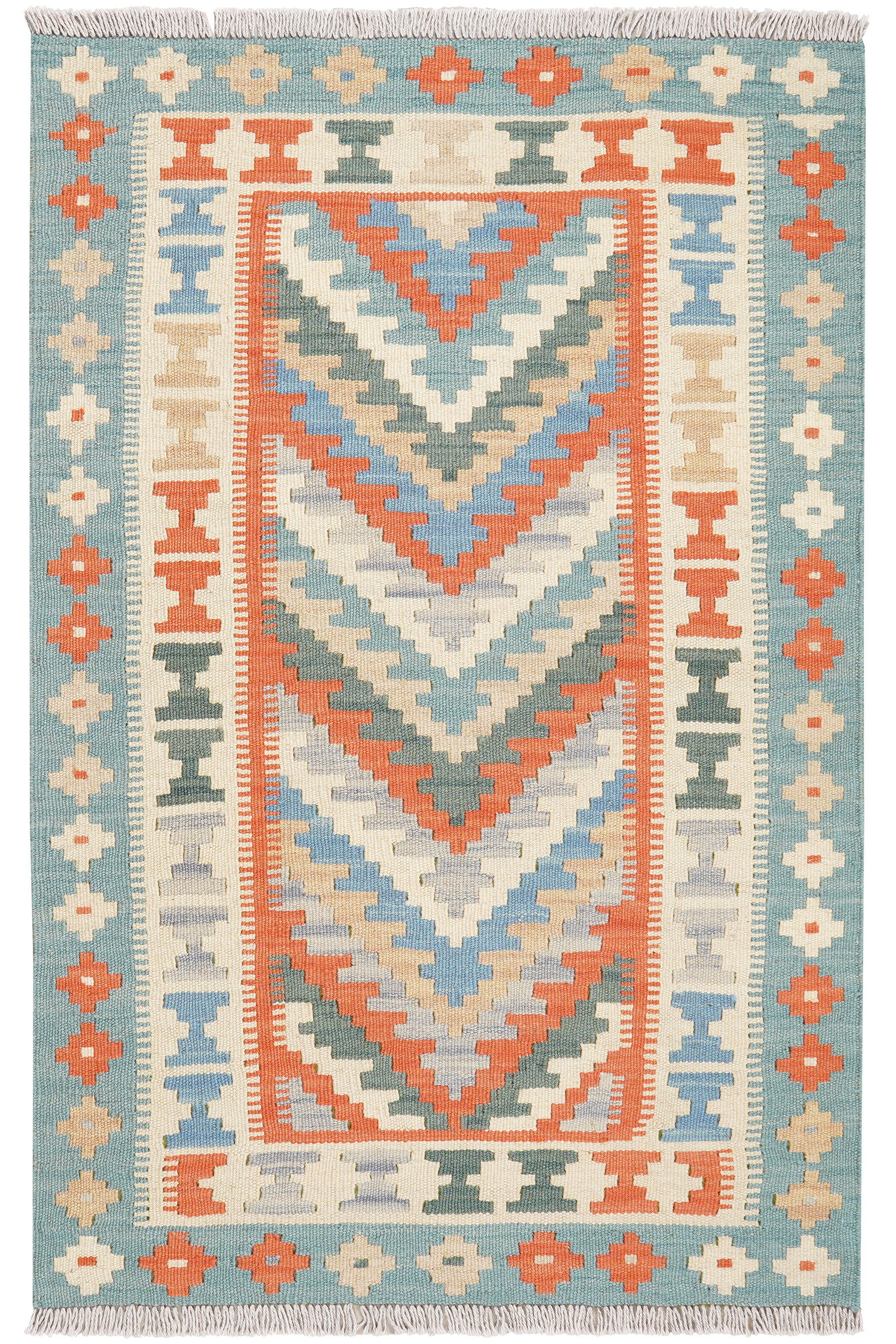 Tappeto Kilim Gashgai Lana Multicolore
