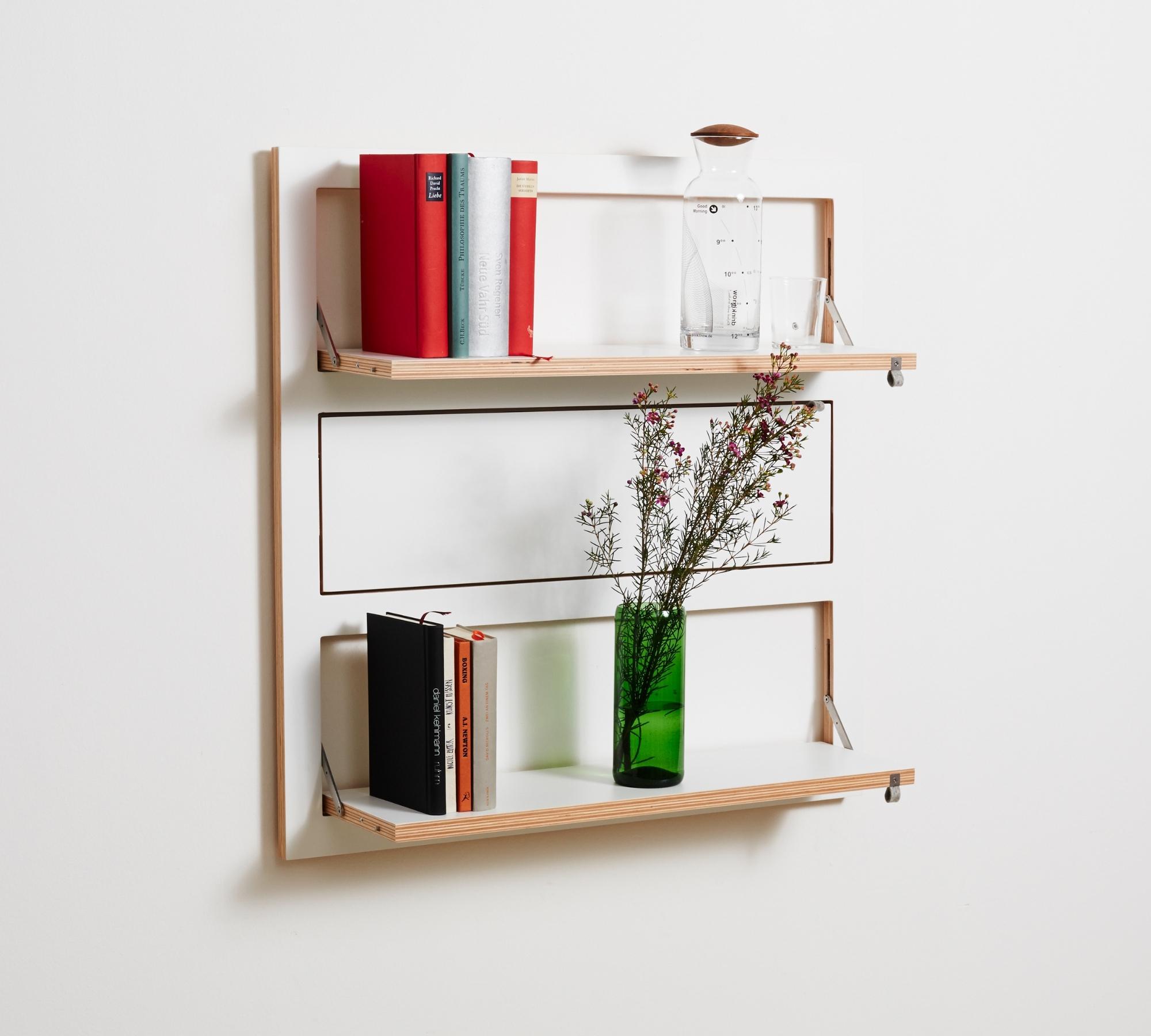 Fläpps Regal 80x80-3 Weiß