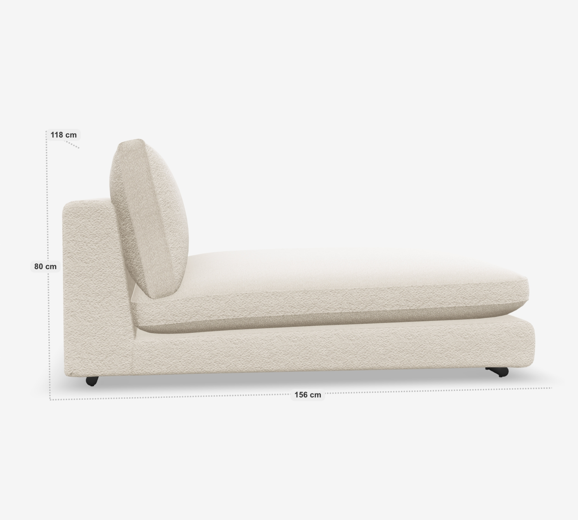 Mammuten Loveseat Sogno Creme 400