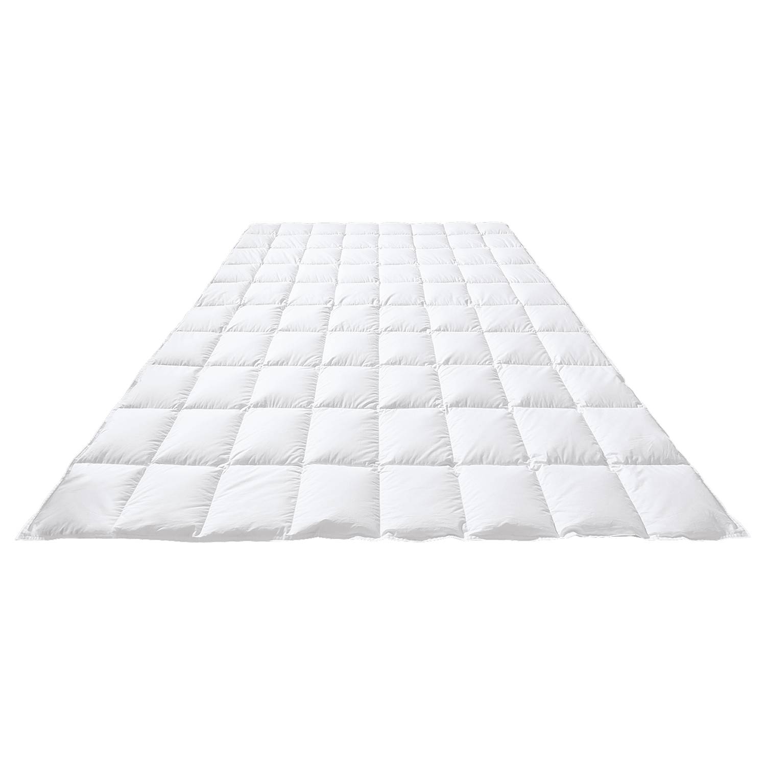 Comfort Daunenbettdecke Baumwolle Weiß 135x200cm