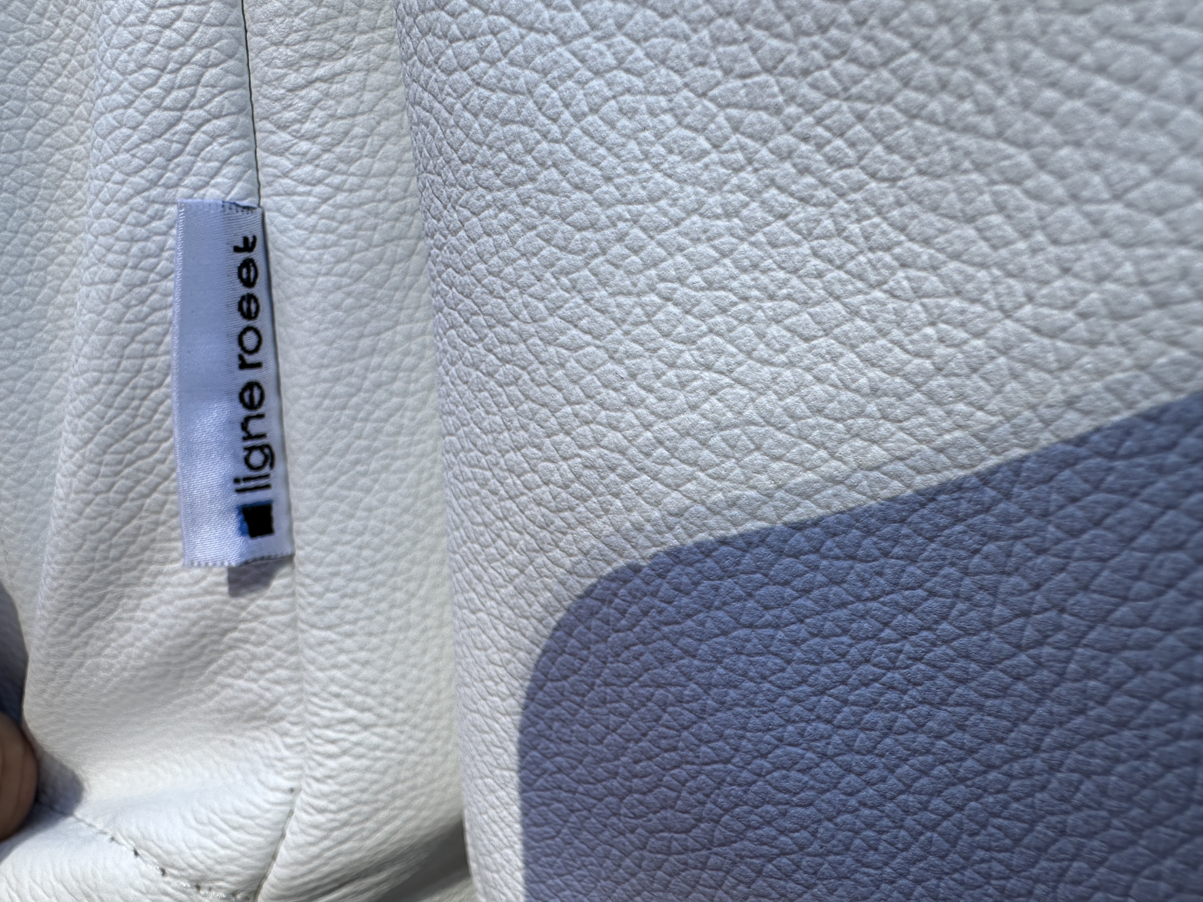 Smala Sofa Leder Weiß