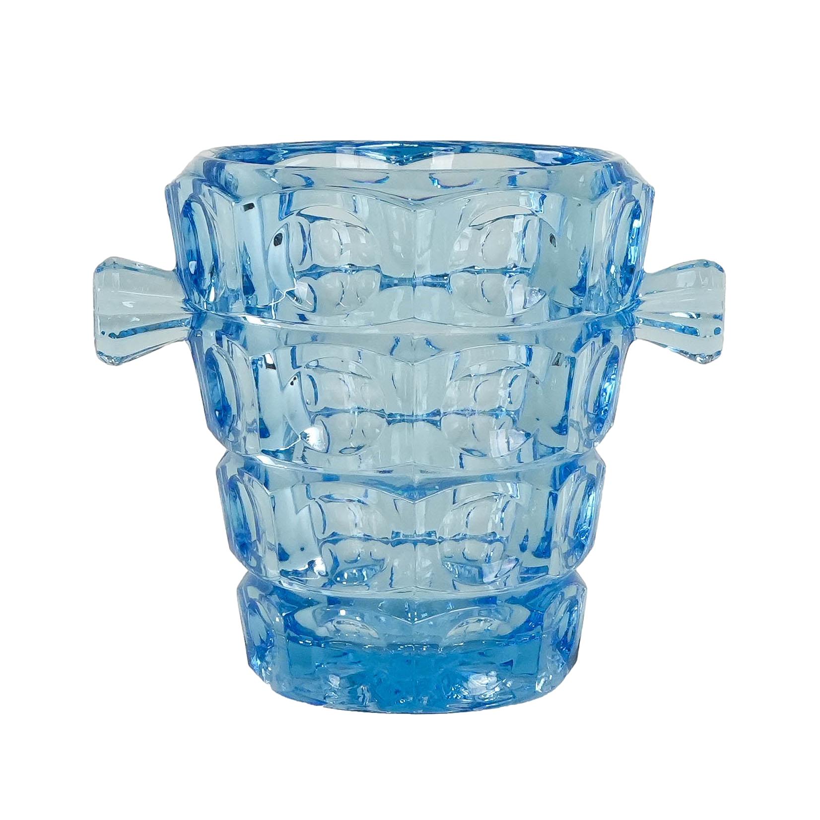 Rosice Ice bucket Blue 1950s