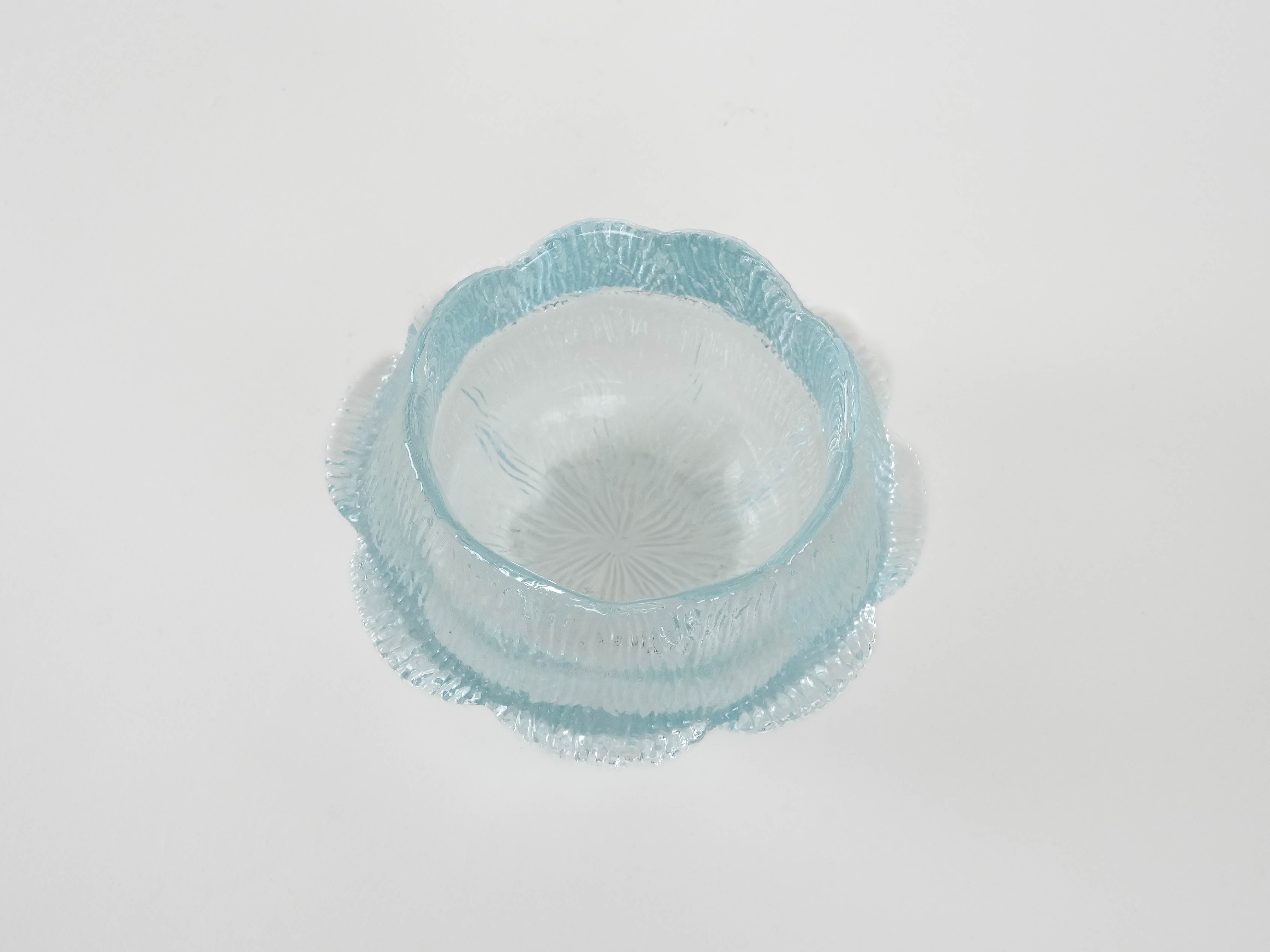 Glass bowl Transparent 1980s