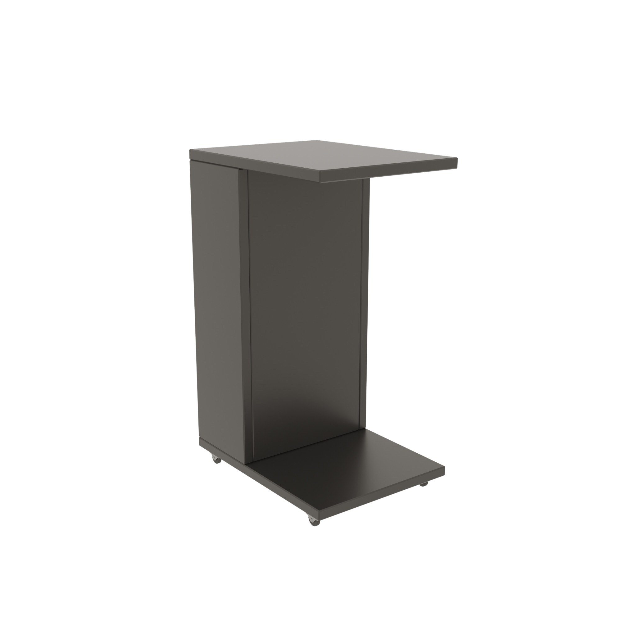Filinta Side Table Wood Veneer Anthracite