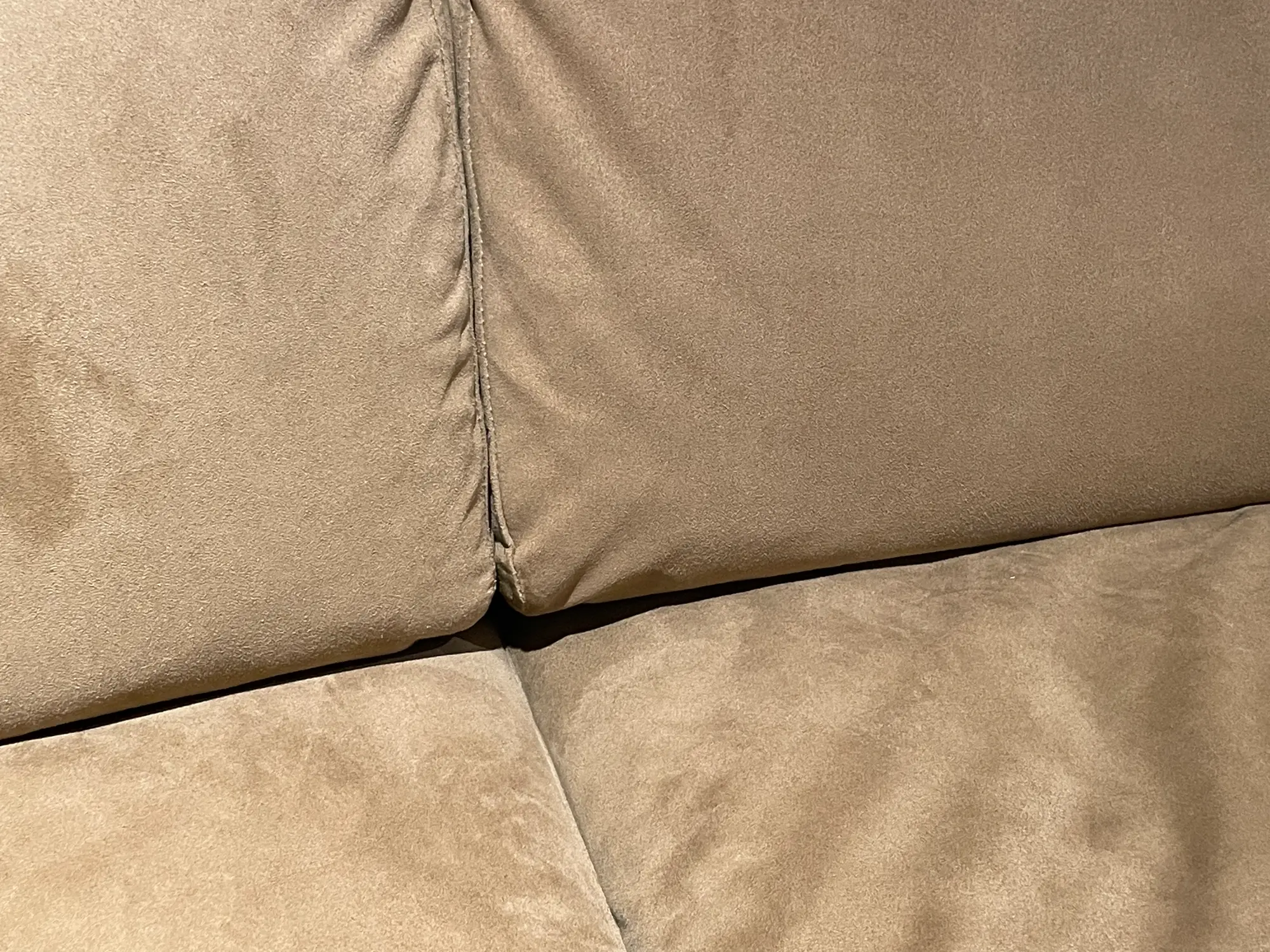 8 Sofa 2-Sitzer Textil Metall Braun