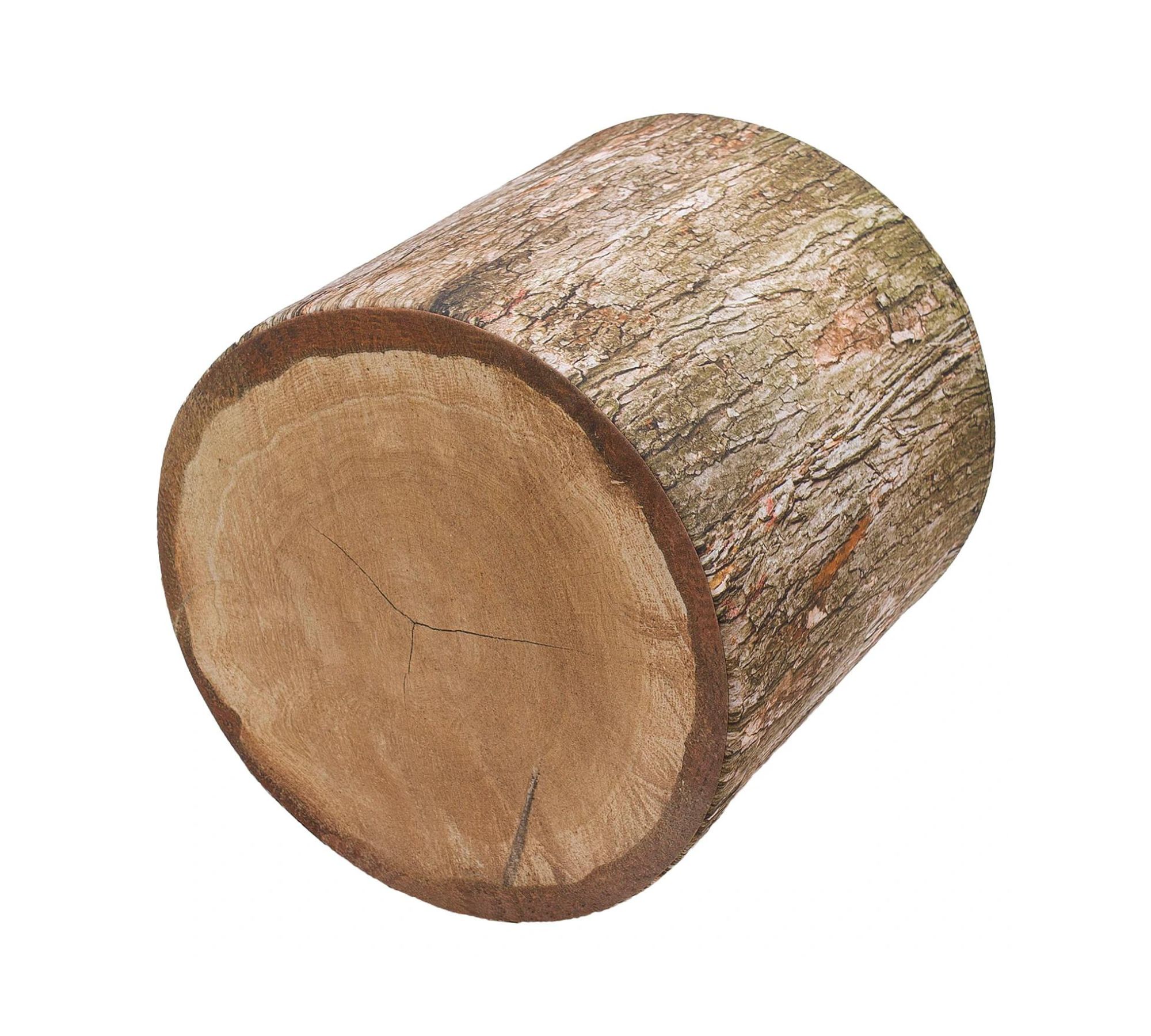 Sitzhocker Timberly Webstoff Braun