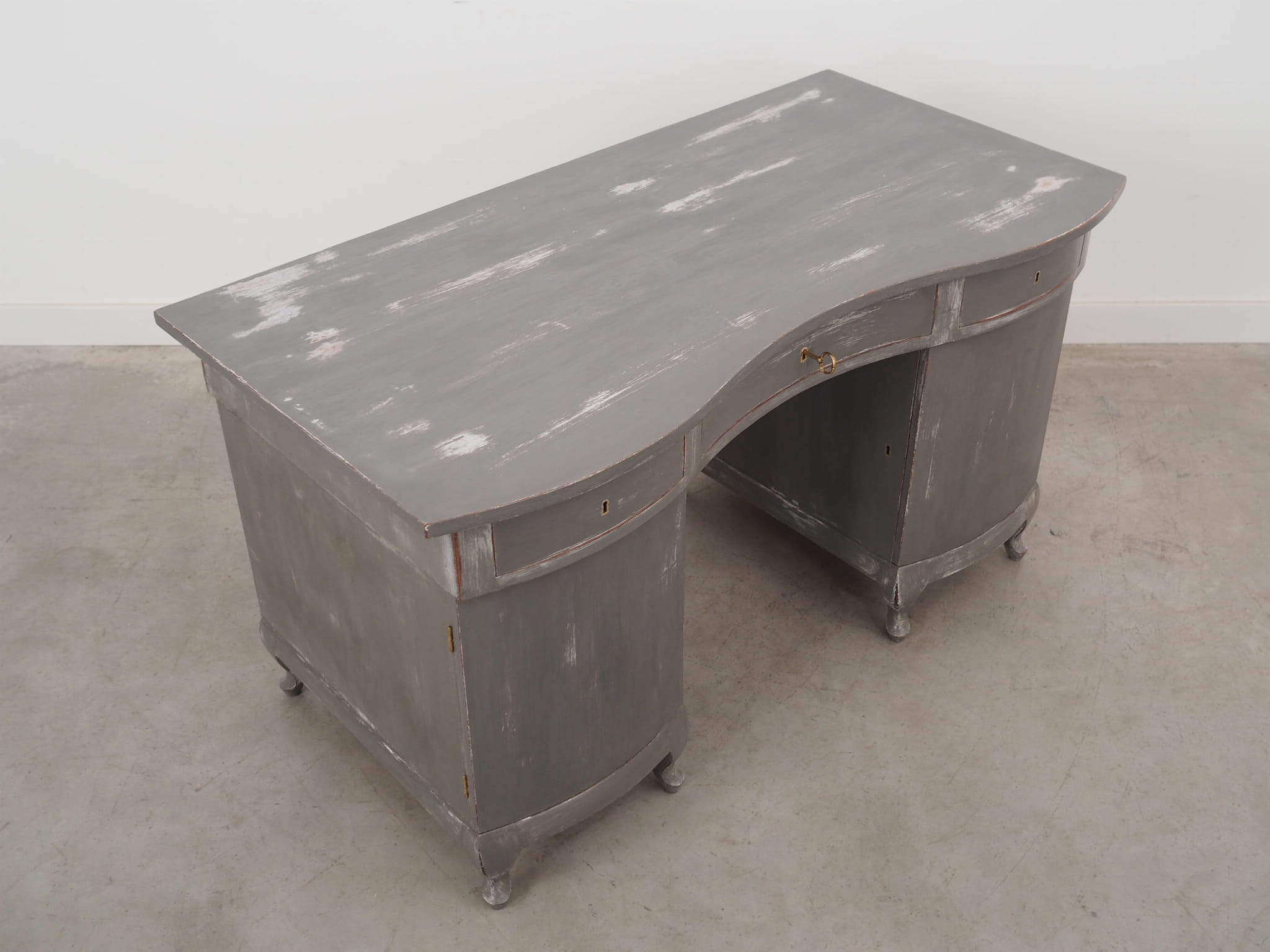 Mahogany Schreibtisch 1960 Jahre