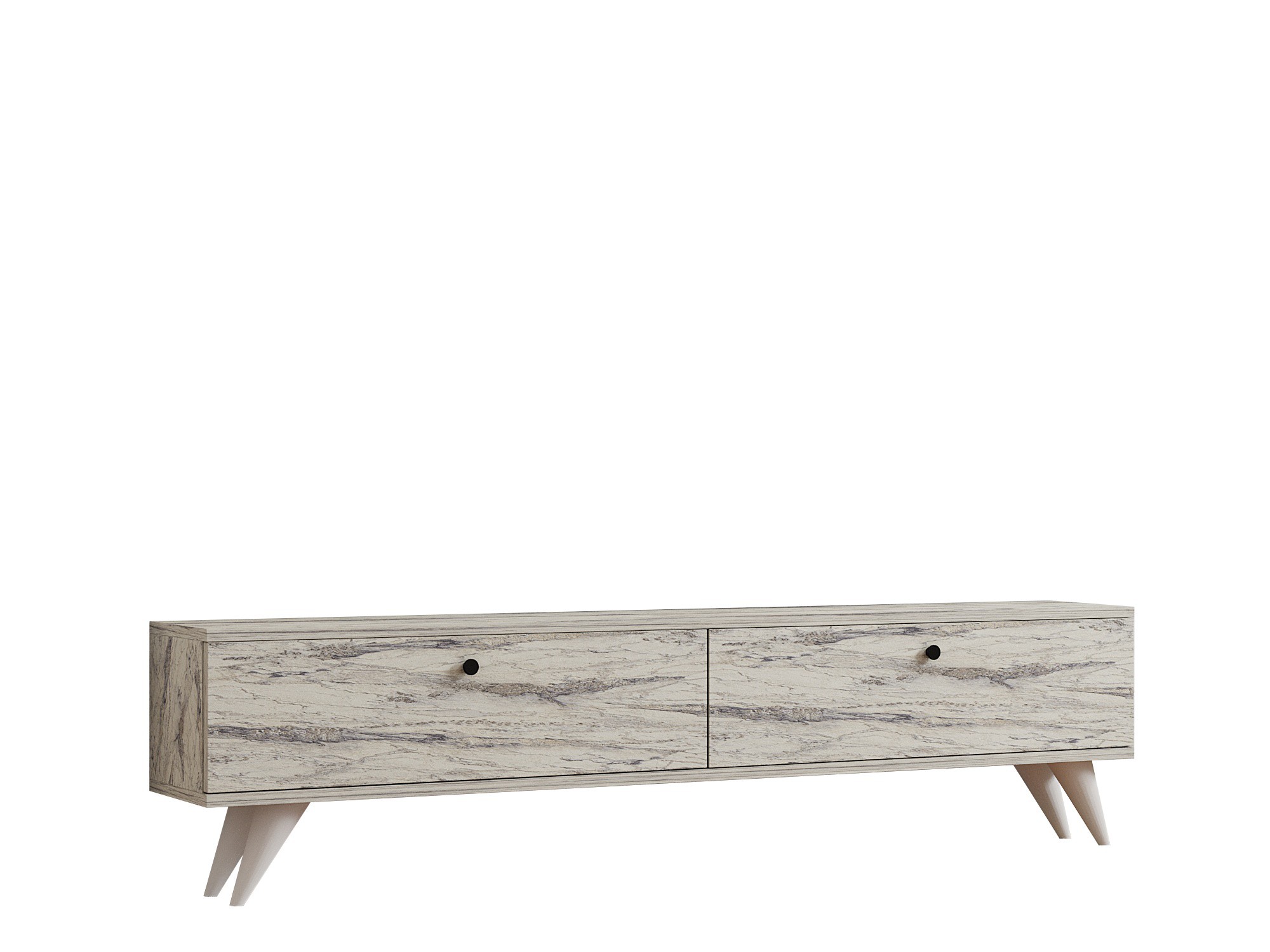 Paris Lowboard Holz Freesia Marmor