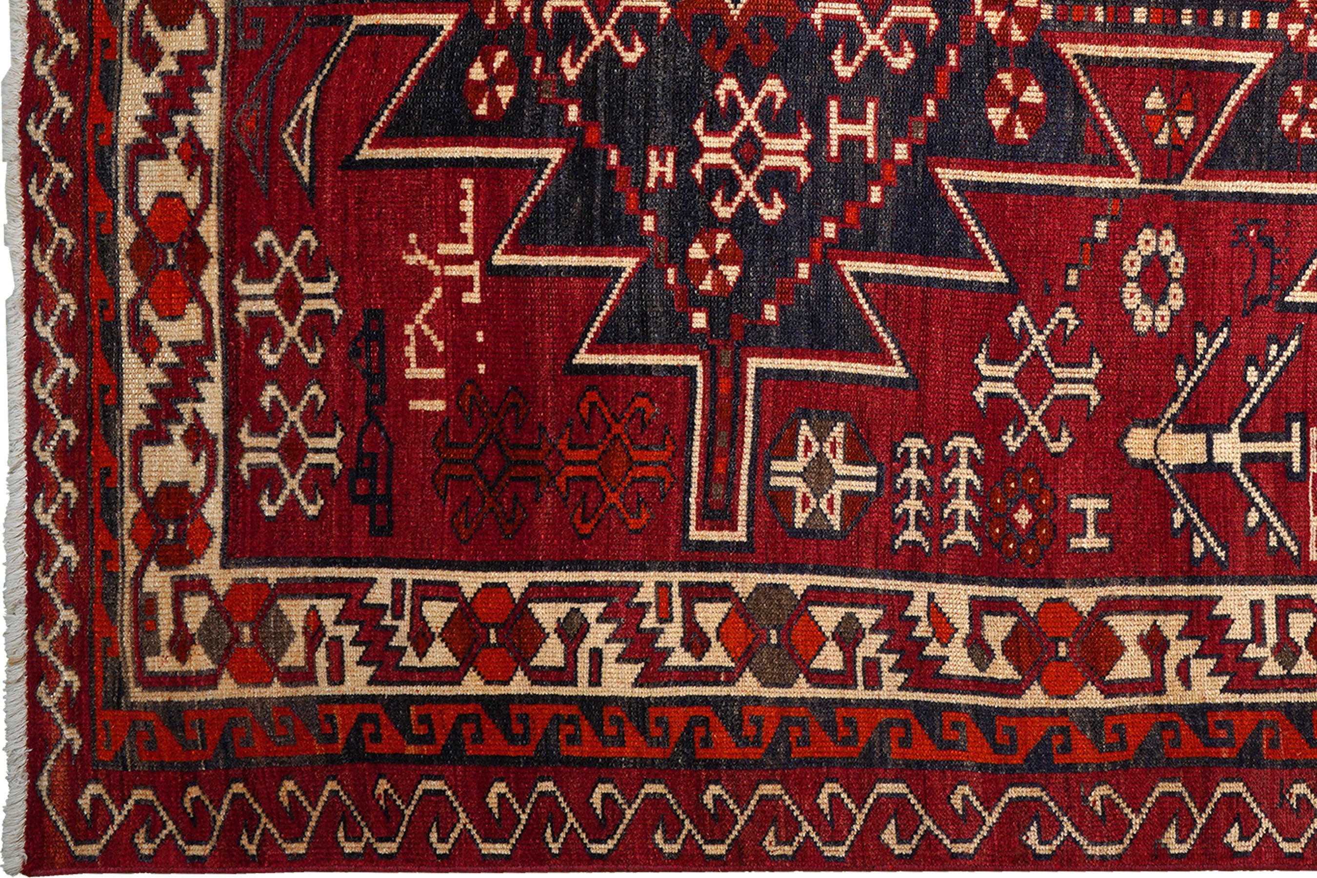 Heritage Varshan Carpet Wool Red