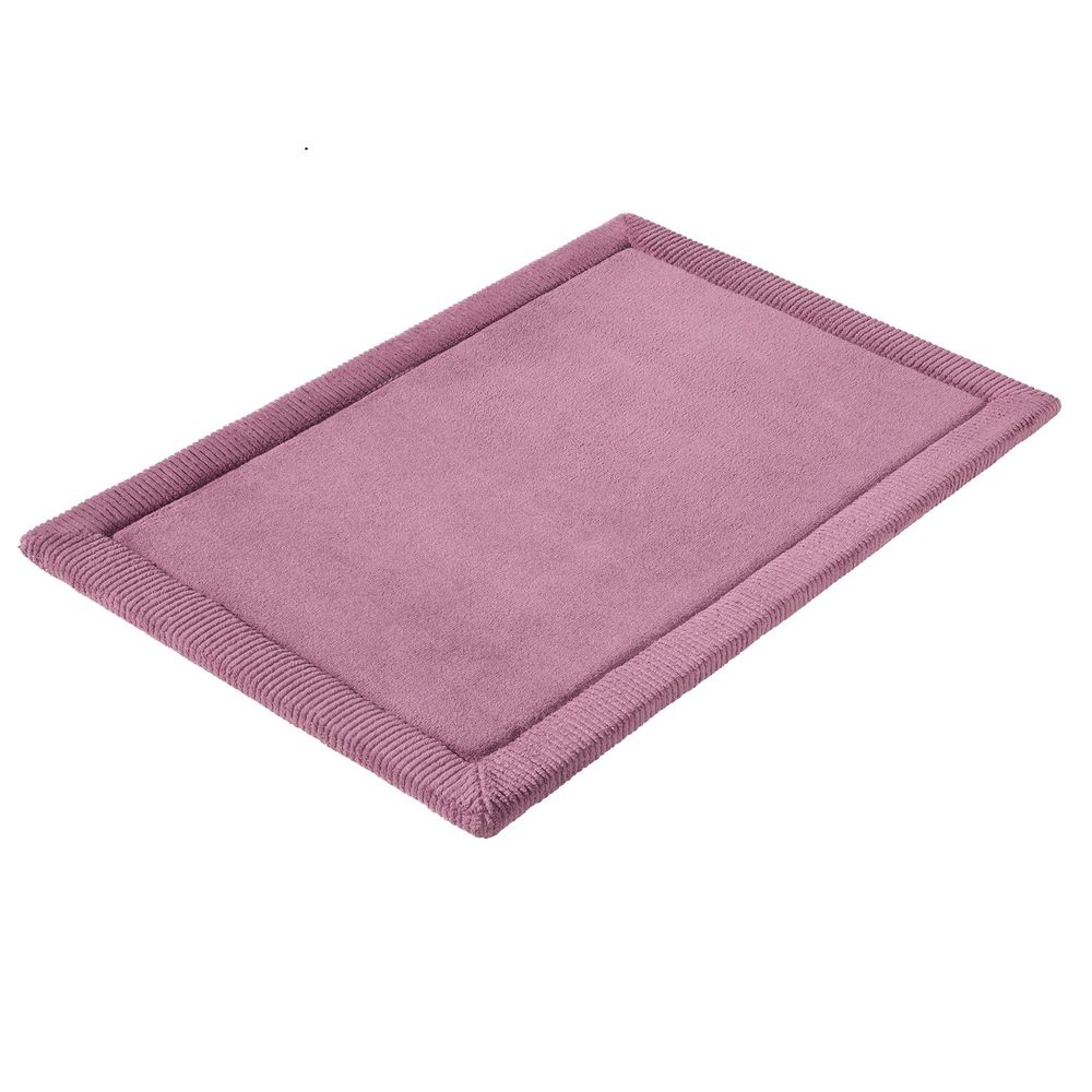 Rutschfeste Microfaser Badematte mit Memory Foam Orchidee