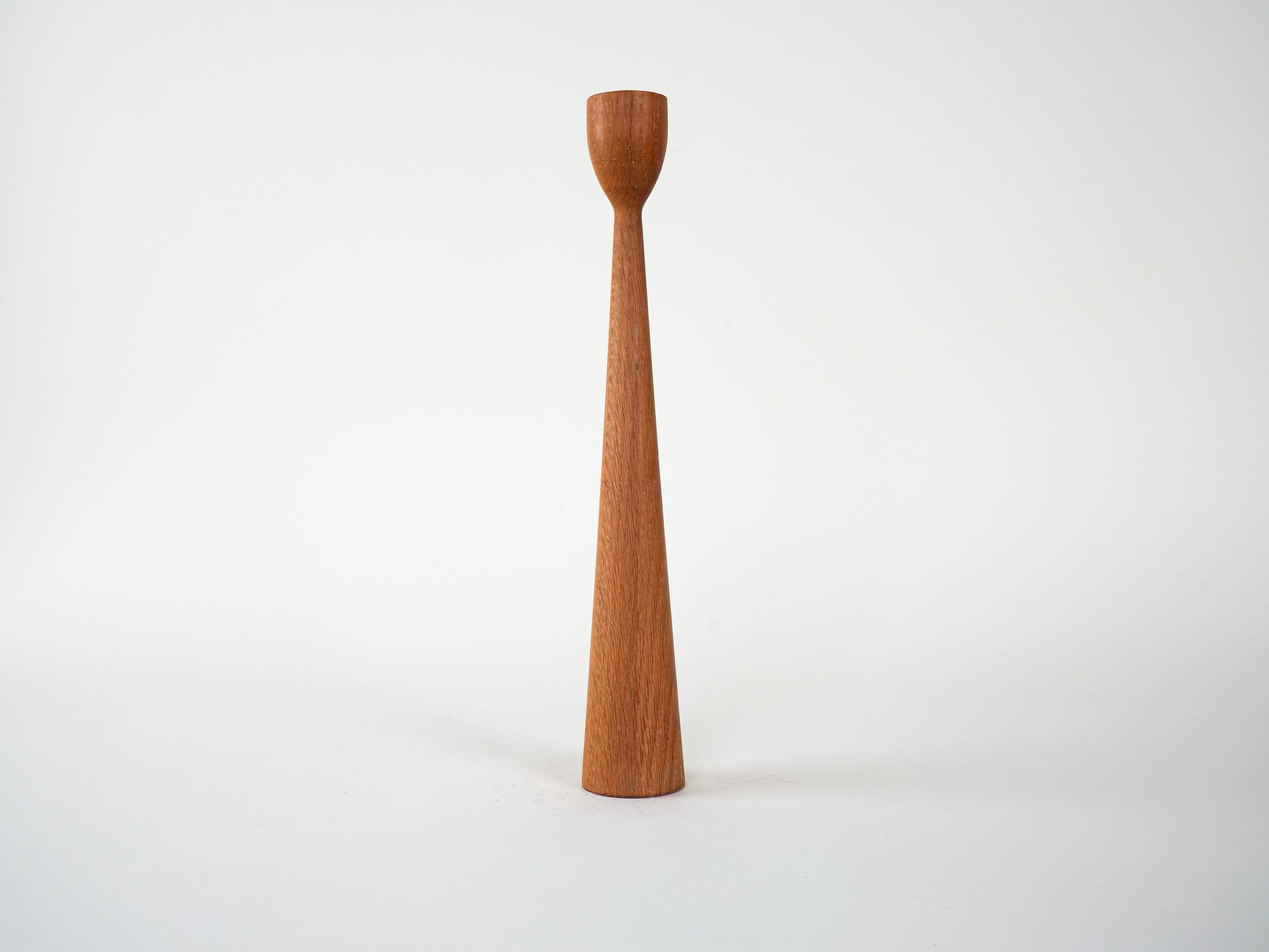 Teak Candlestick 1960s