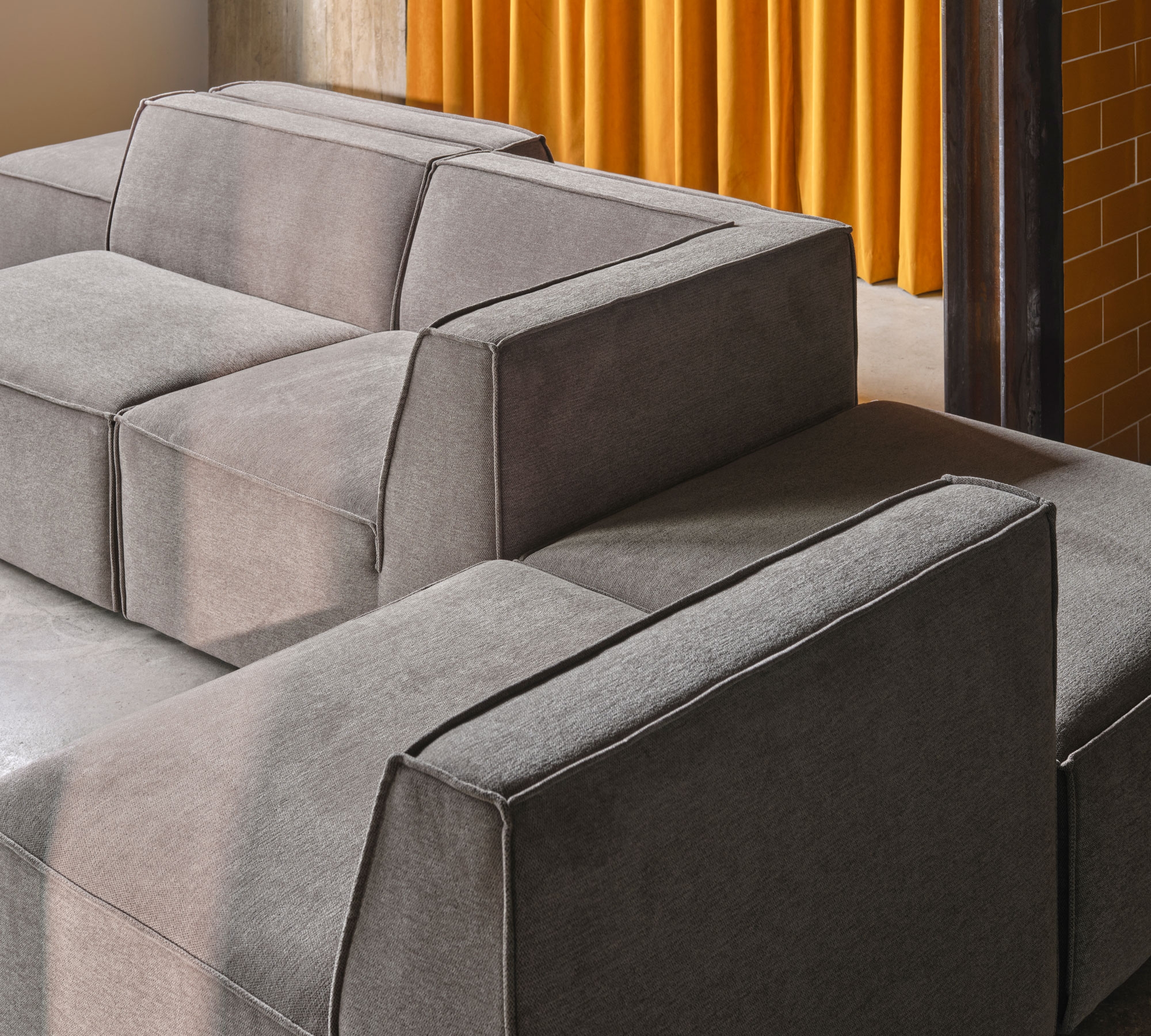 Dane 1-Sitzer Modul Mosso Steel Grey