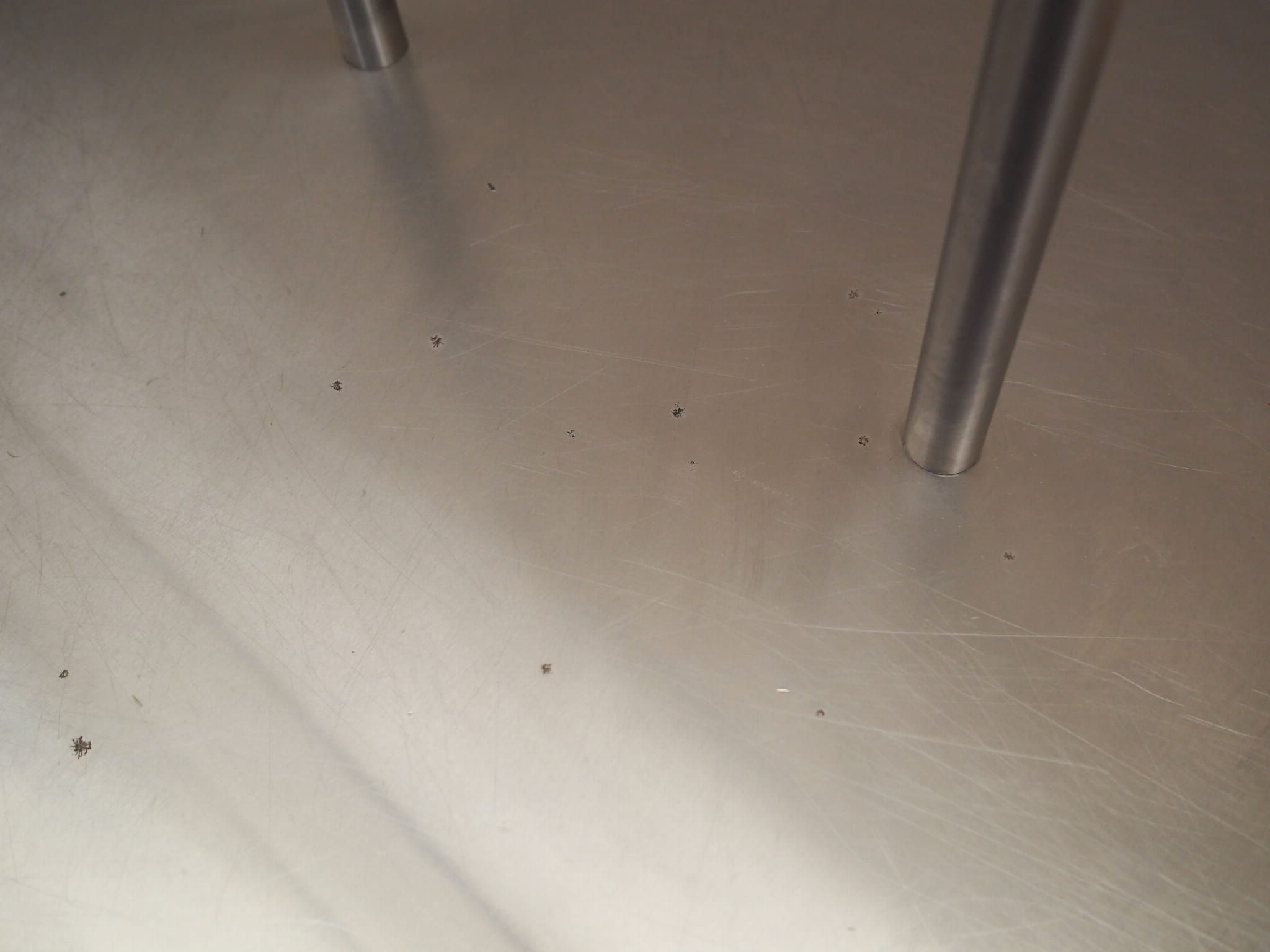 Vintage coat rack metal silver 1990s