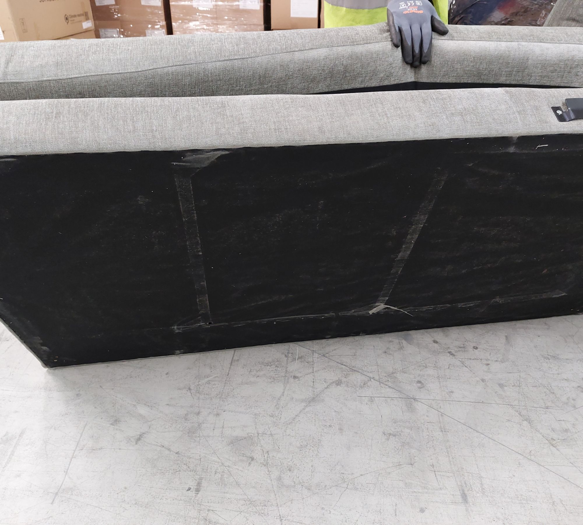 Noa Ecksofa Récamiere Links Planet Grey Green