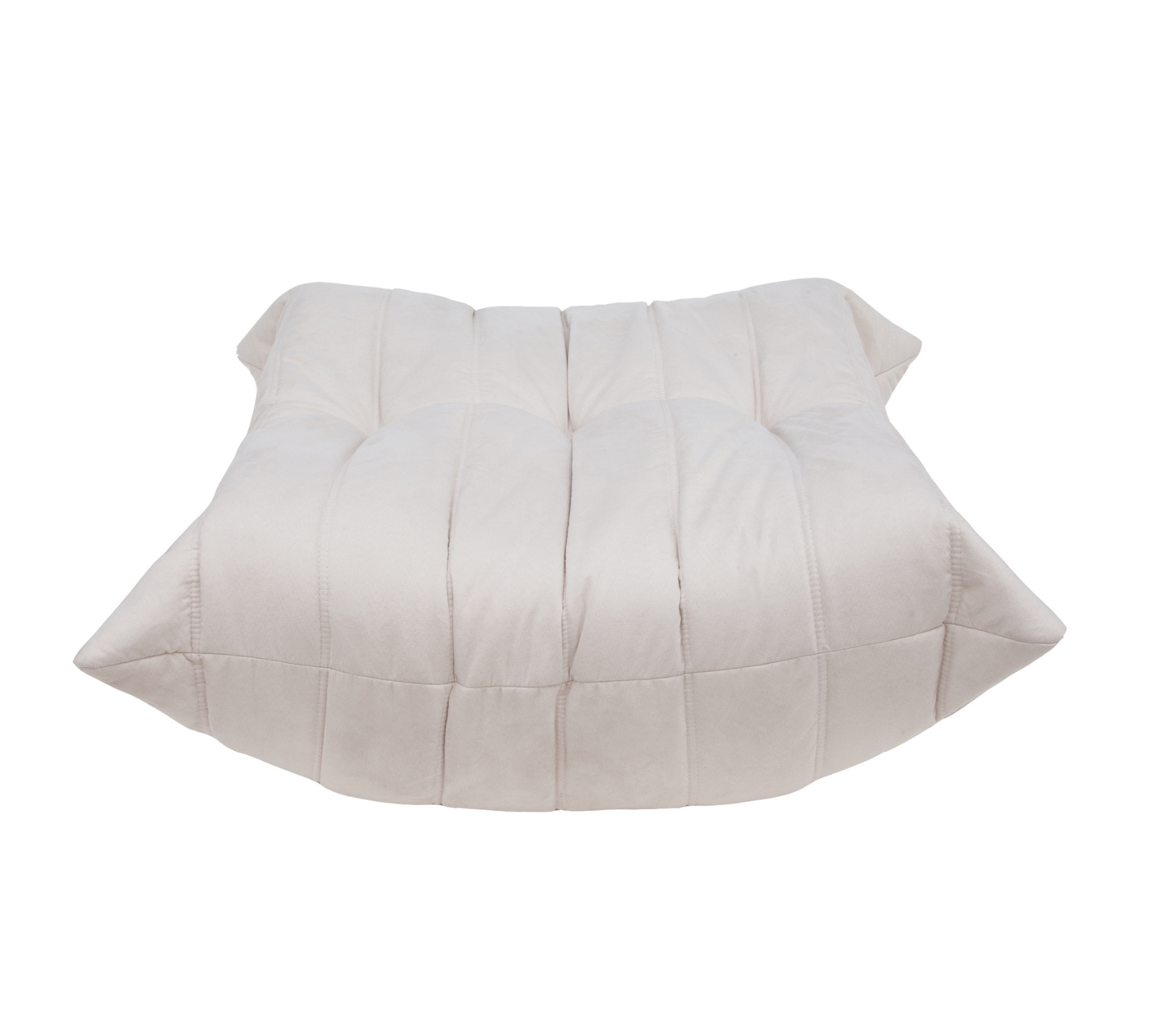 Togo Sessel und Ottoman Set Textil Off-White