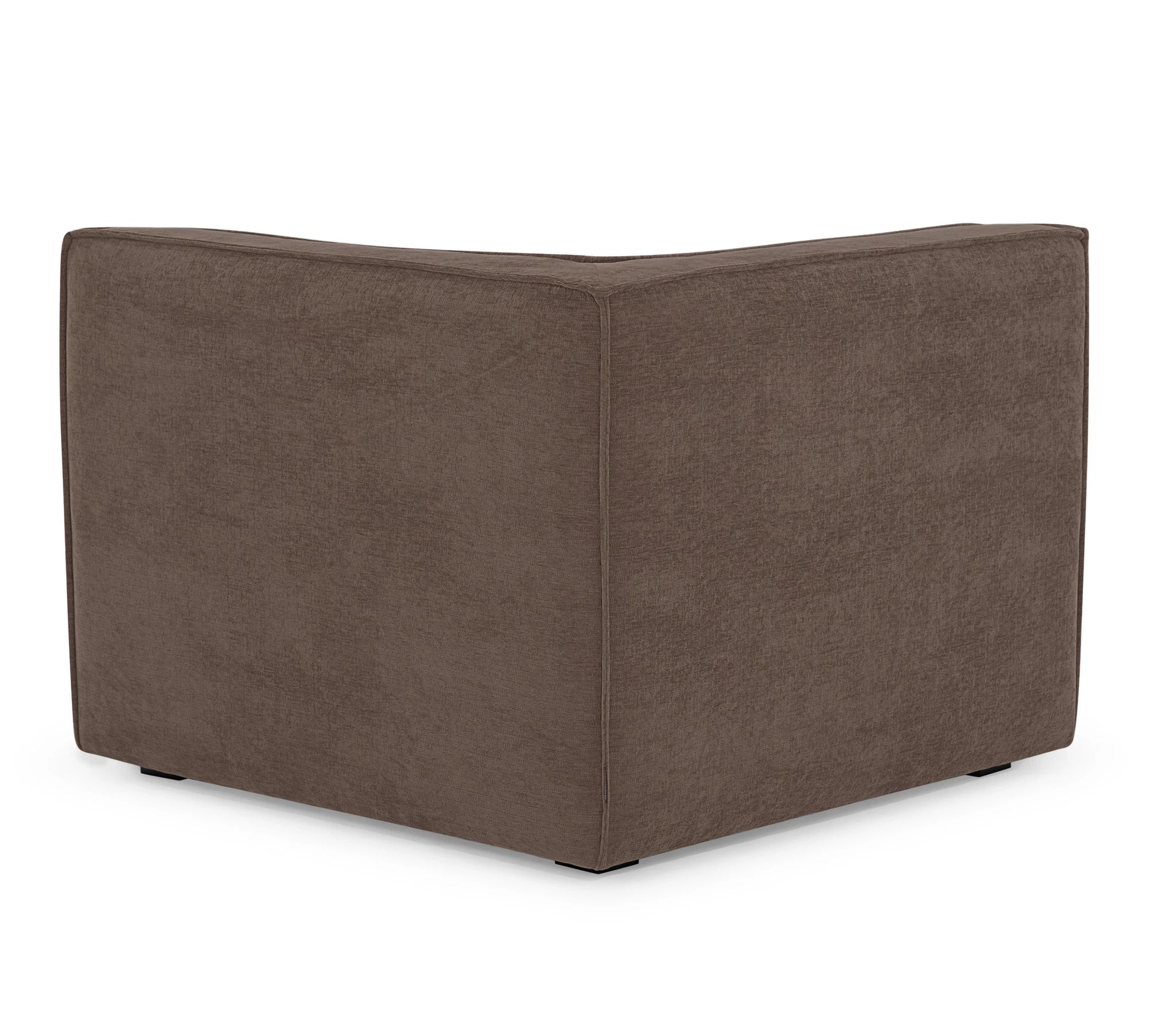 Dane 1-Sitzer Eckmodul Links Aulla Cacao