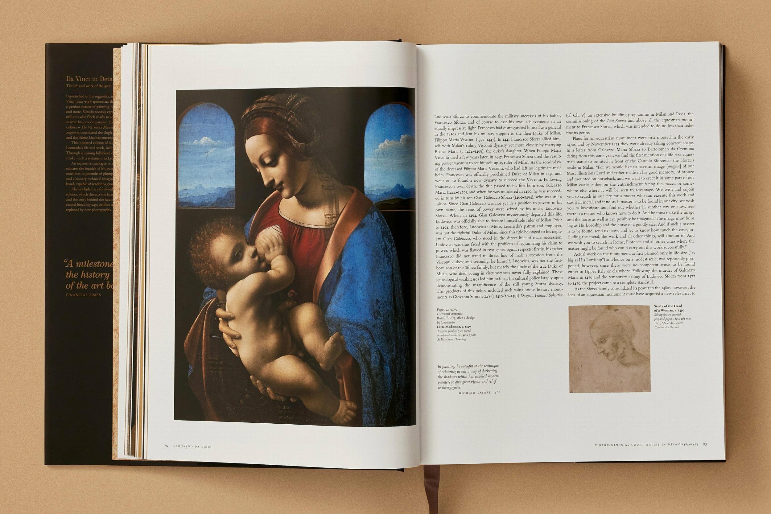 Leonardo. Sämtliche Gemälde und Zeichnungen in Deutsch