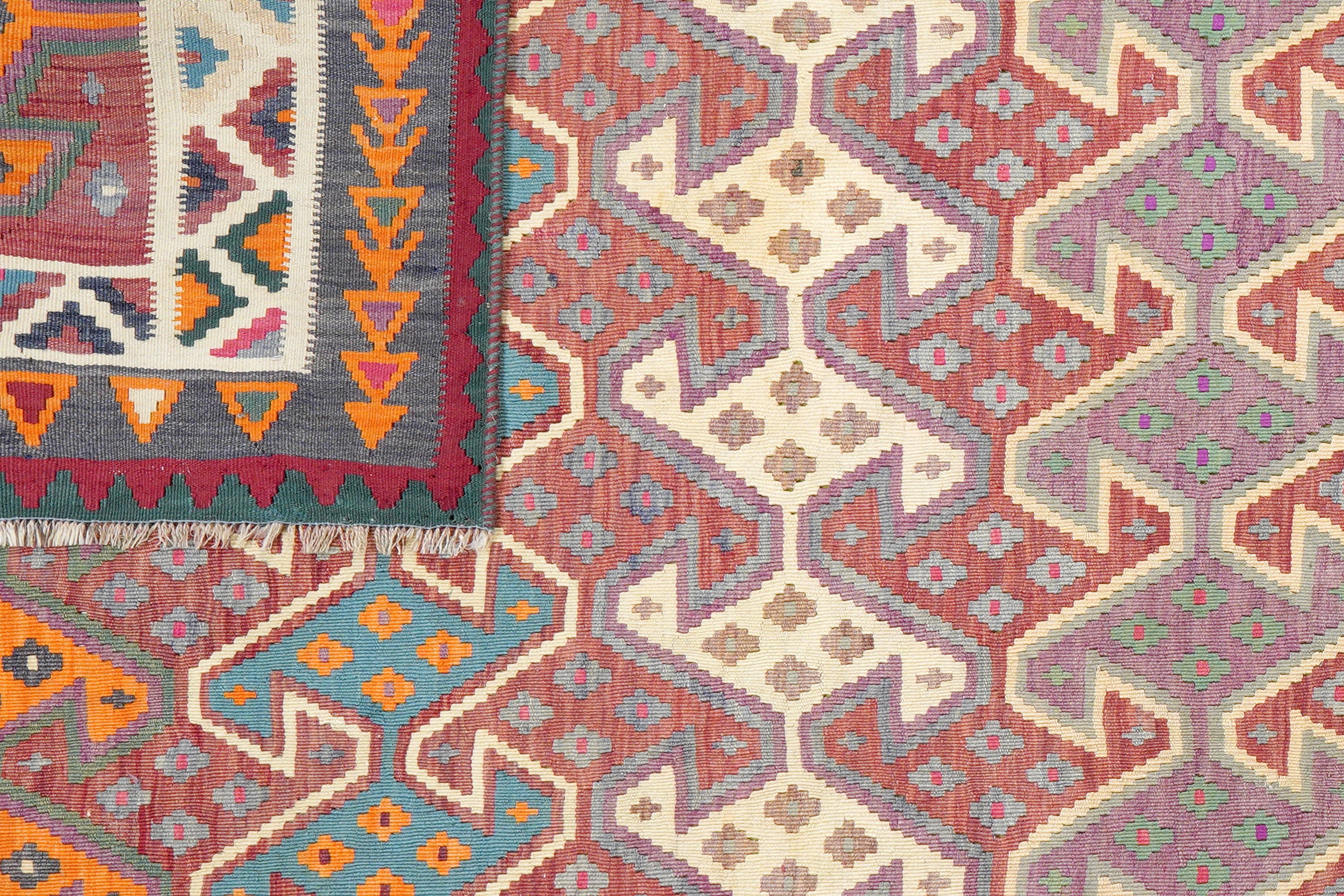 Kilim Gashgai Teppich Mehrfarbig
