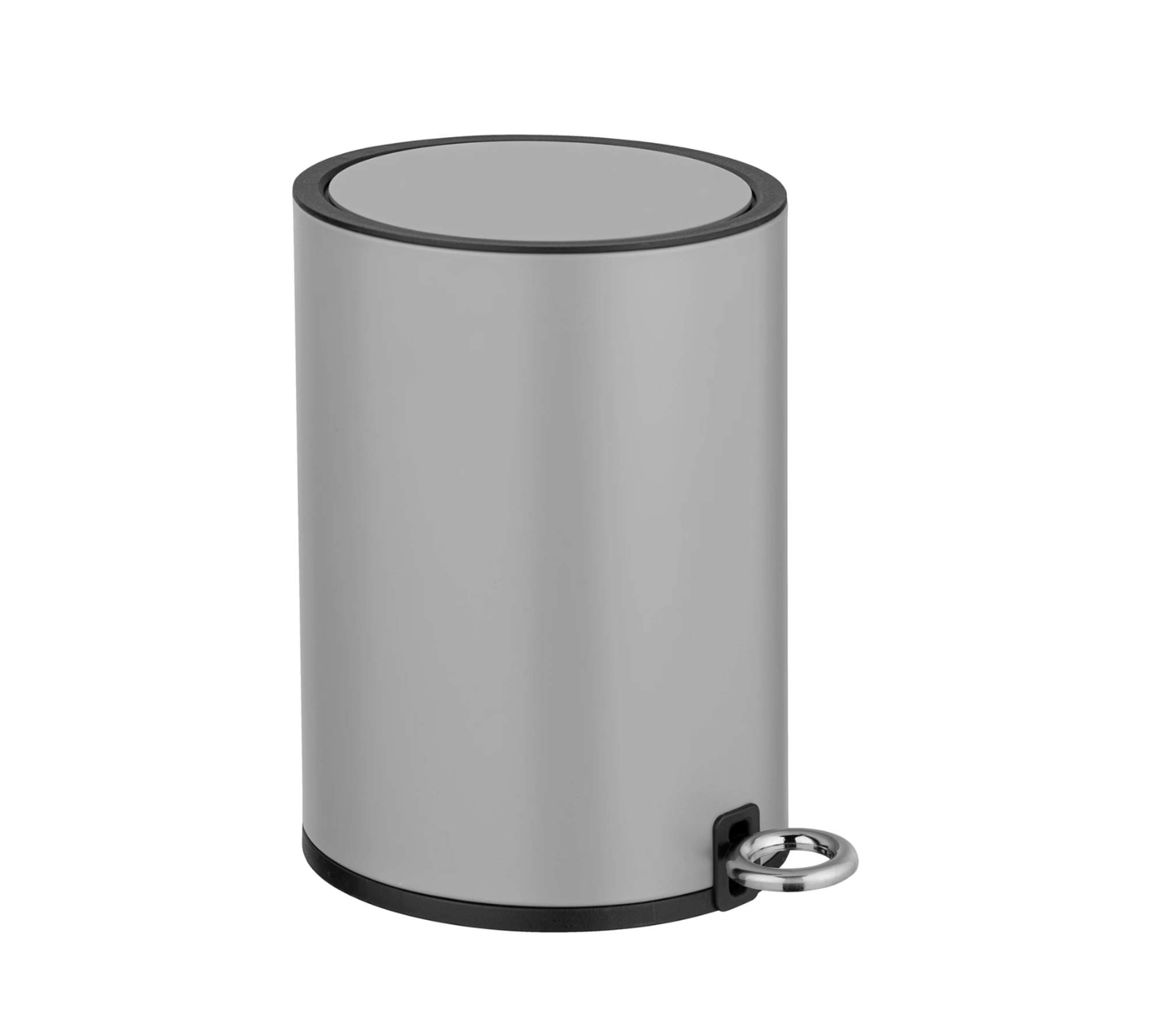 Kosmetik-Treteimer Stahl Kunststoff Grau 3L
