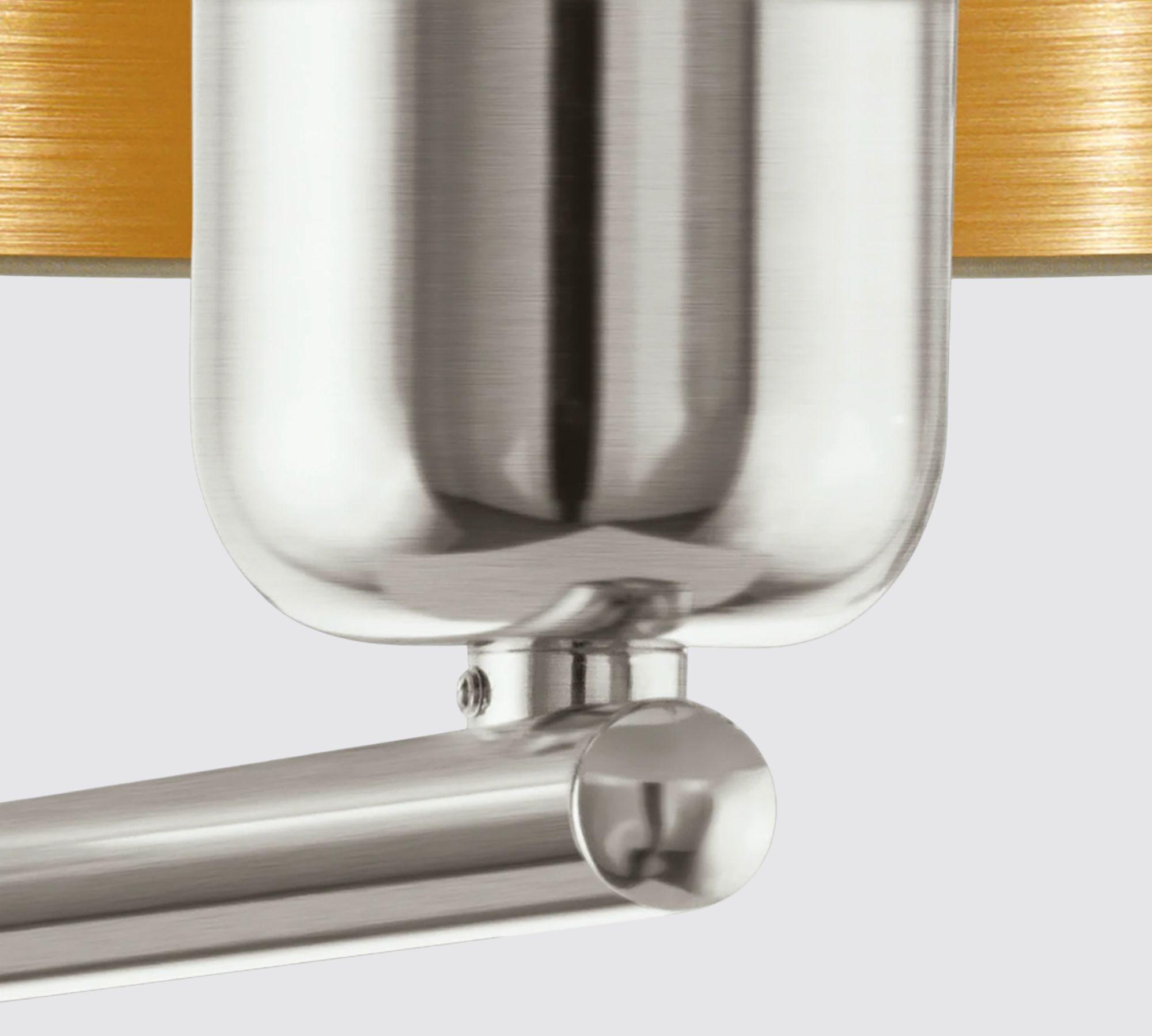 Wall lamp mixed fabric steel 1-light