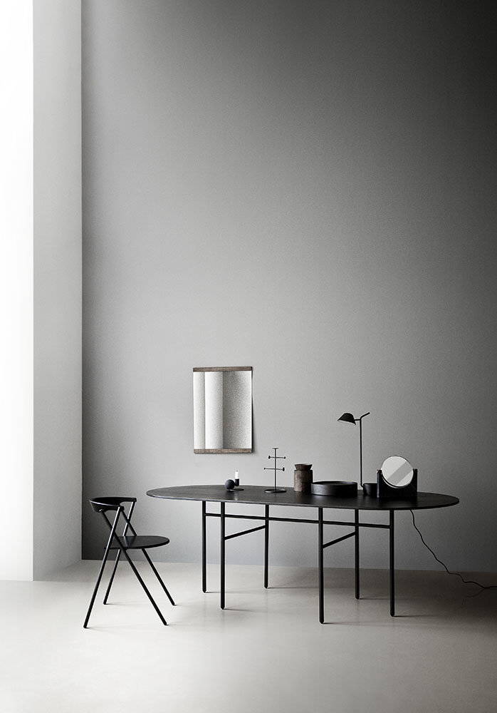 Snaregade Tisch Schwarz