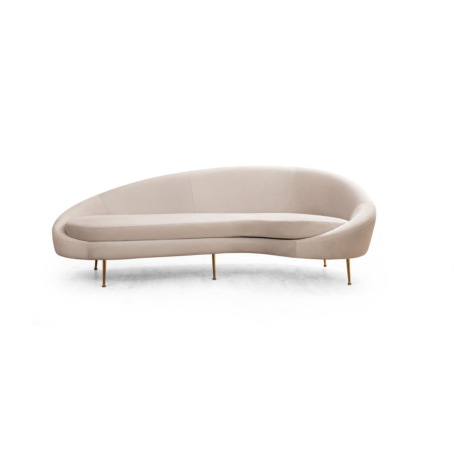 Elegantes Sofa 3-Sitzer Beige