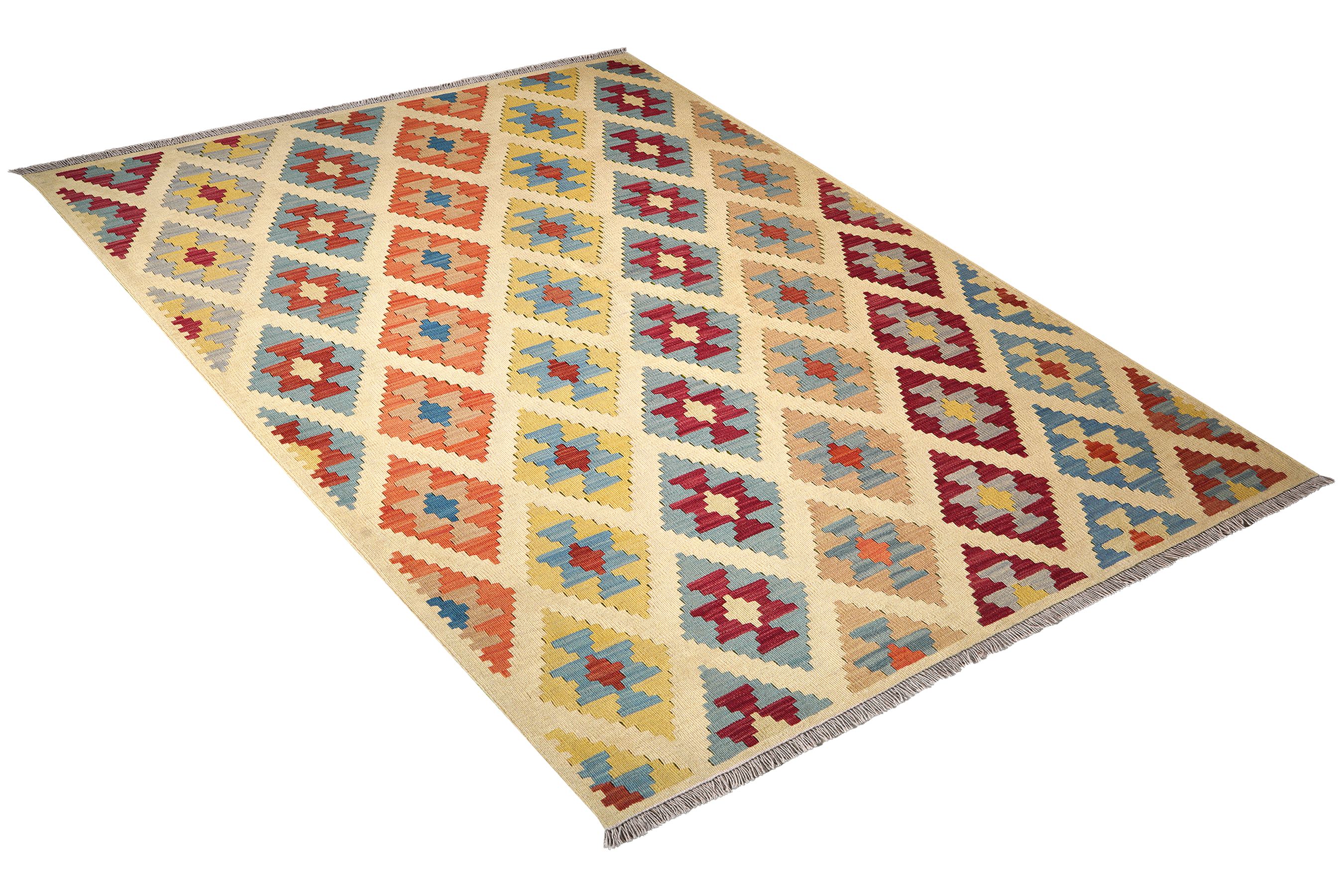 Kelim Gashgai Wool Multicolored