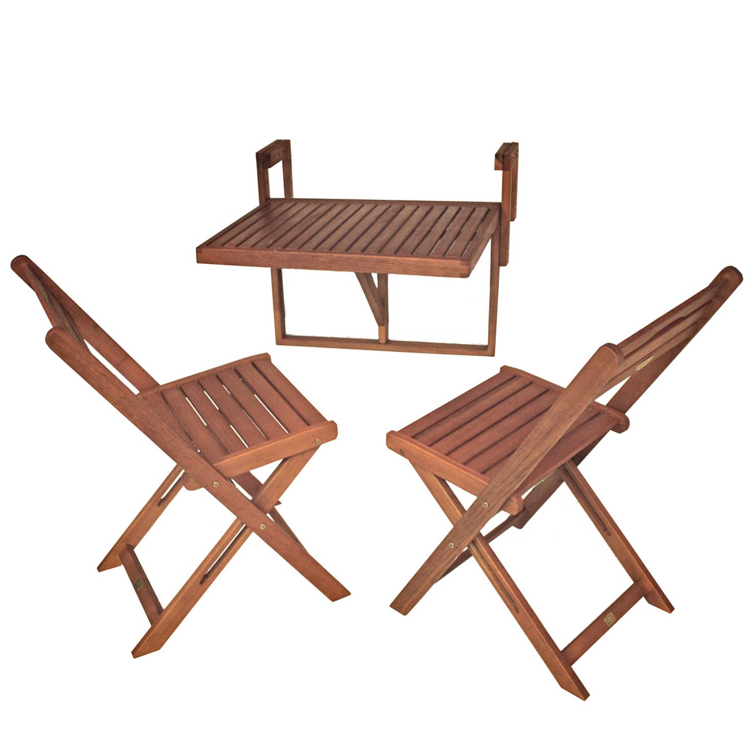 Balkon Hängetisch Berkeley Eukalyptus Braun