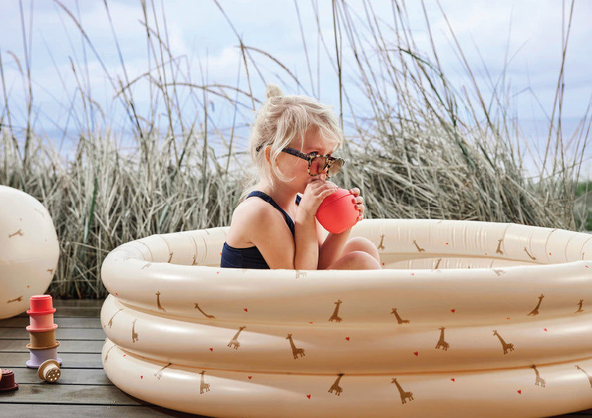 Giraffe Schwimmbad Klein & Strandball