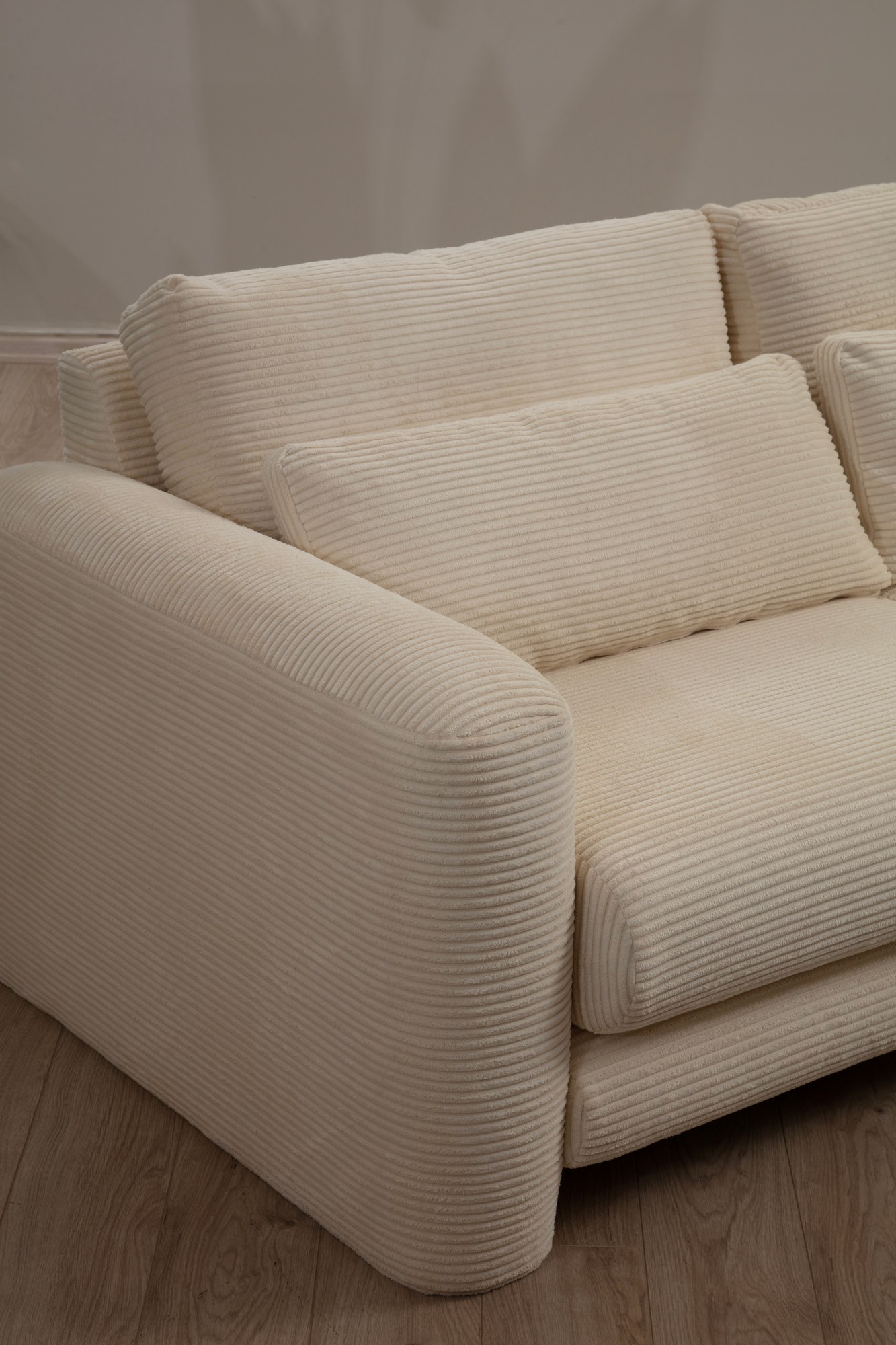 Sofa Récamiere Rechts Creme