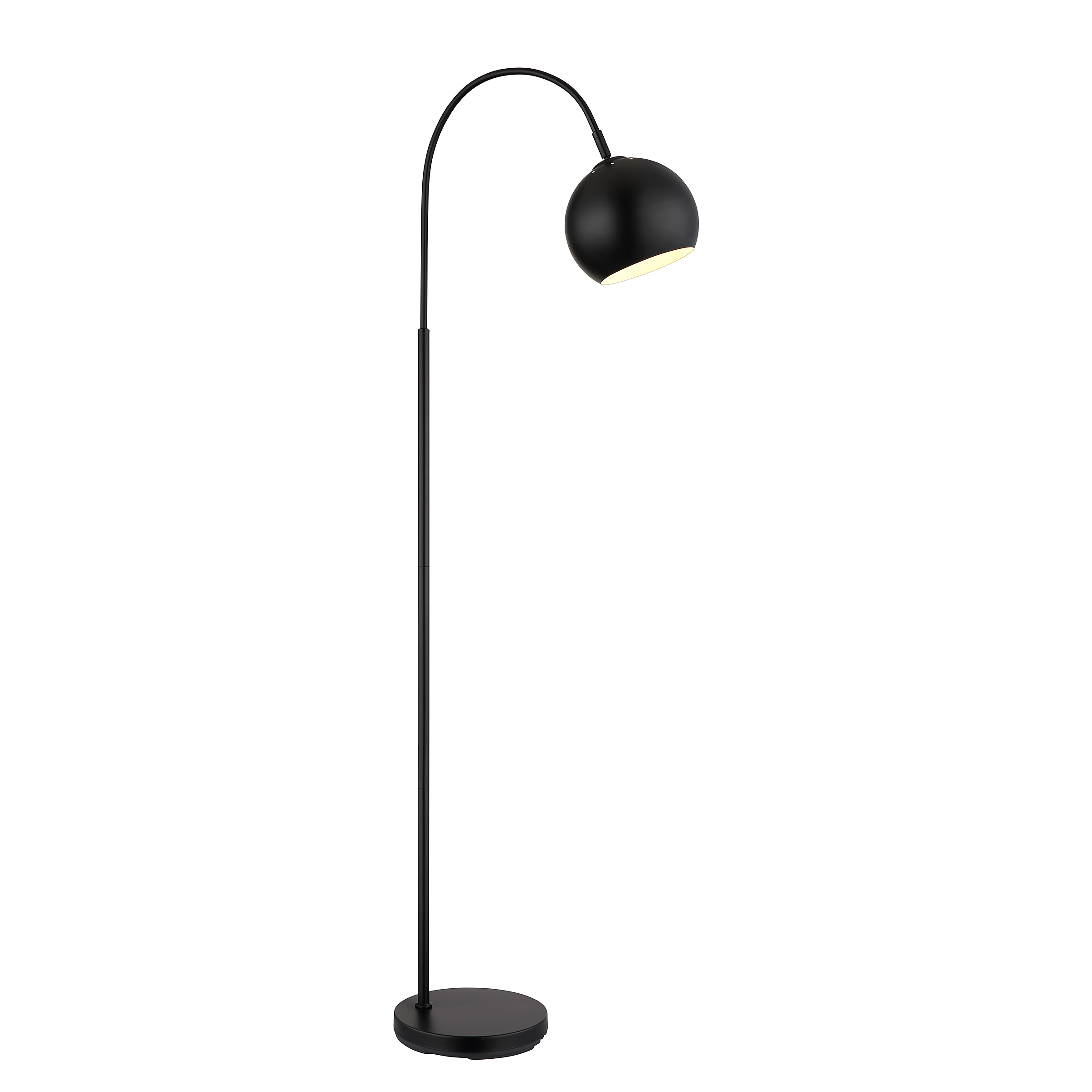 Floor lamp Benno 1-light iron black