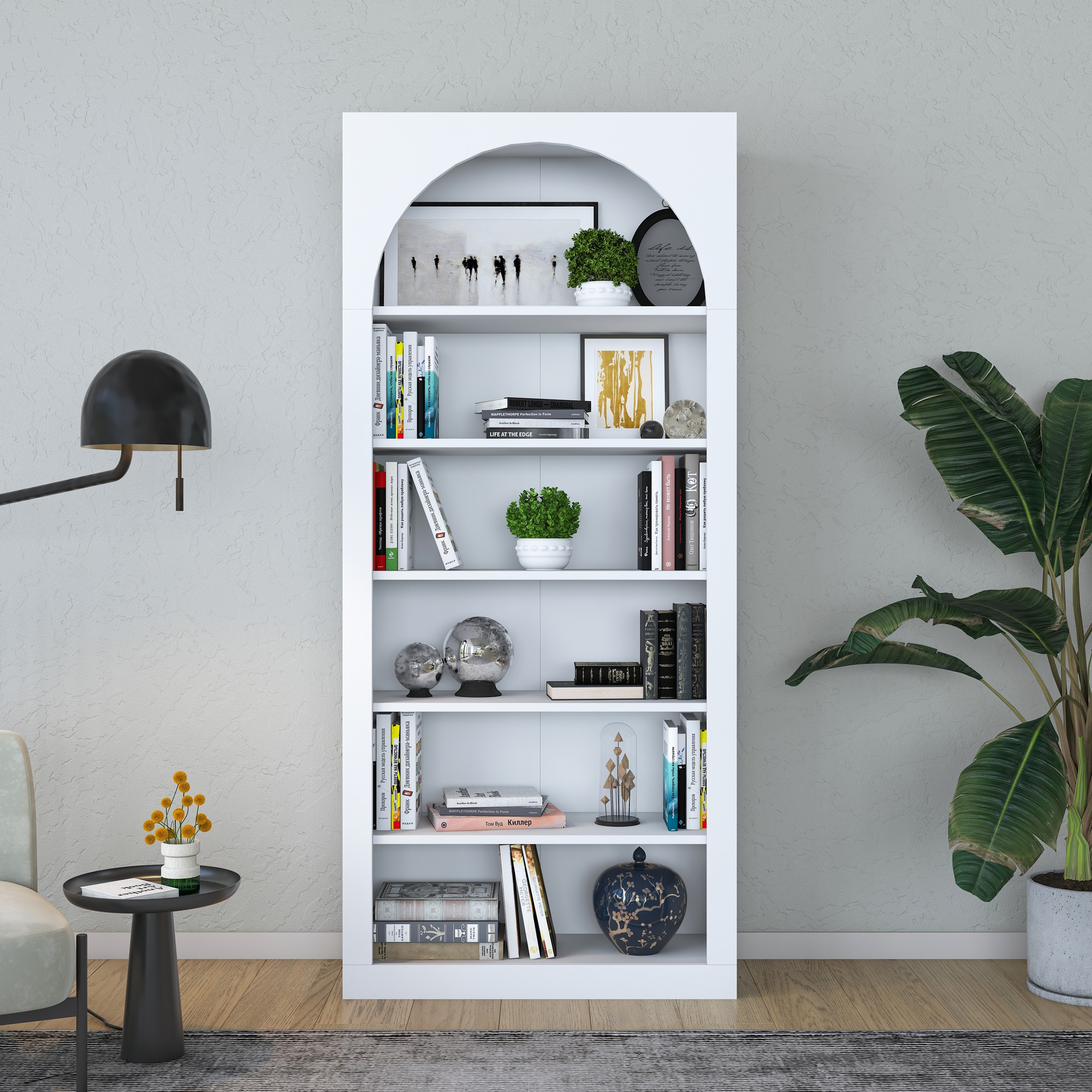Cave Bookshelf White