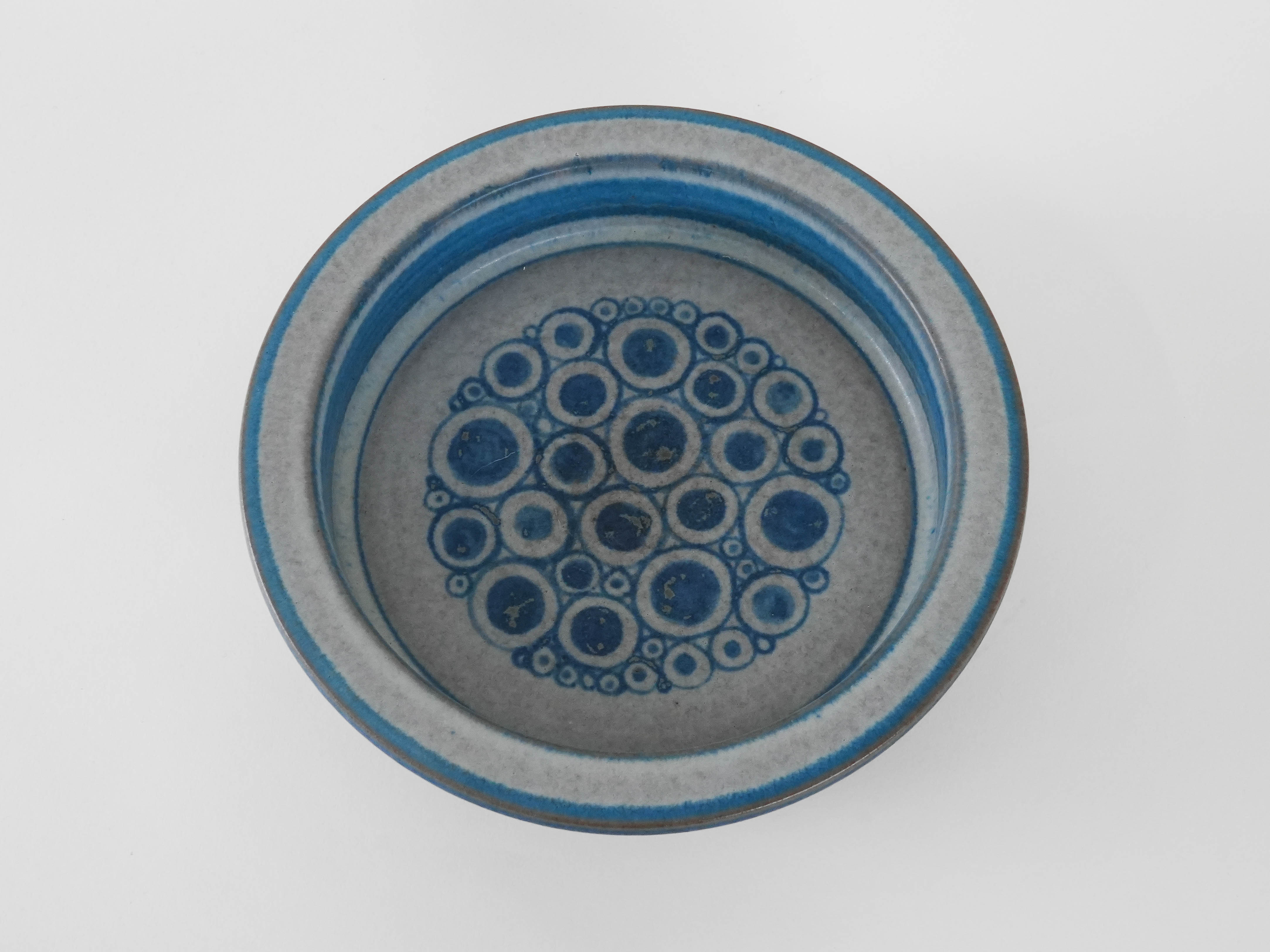 Keramikschale Blau 1960er Jahre